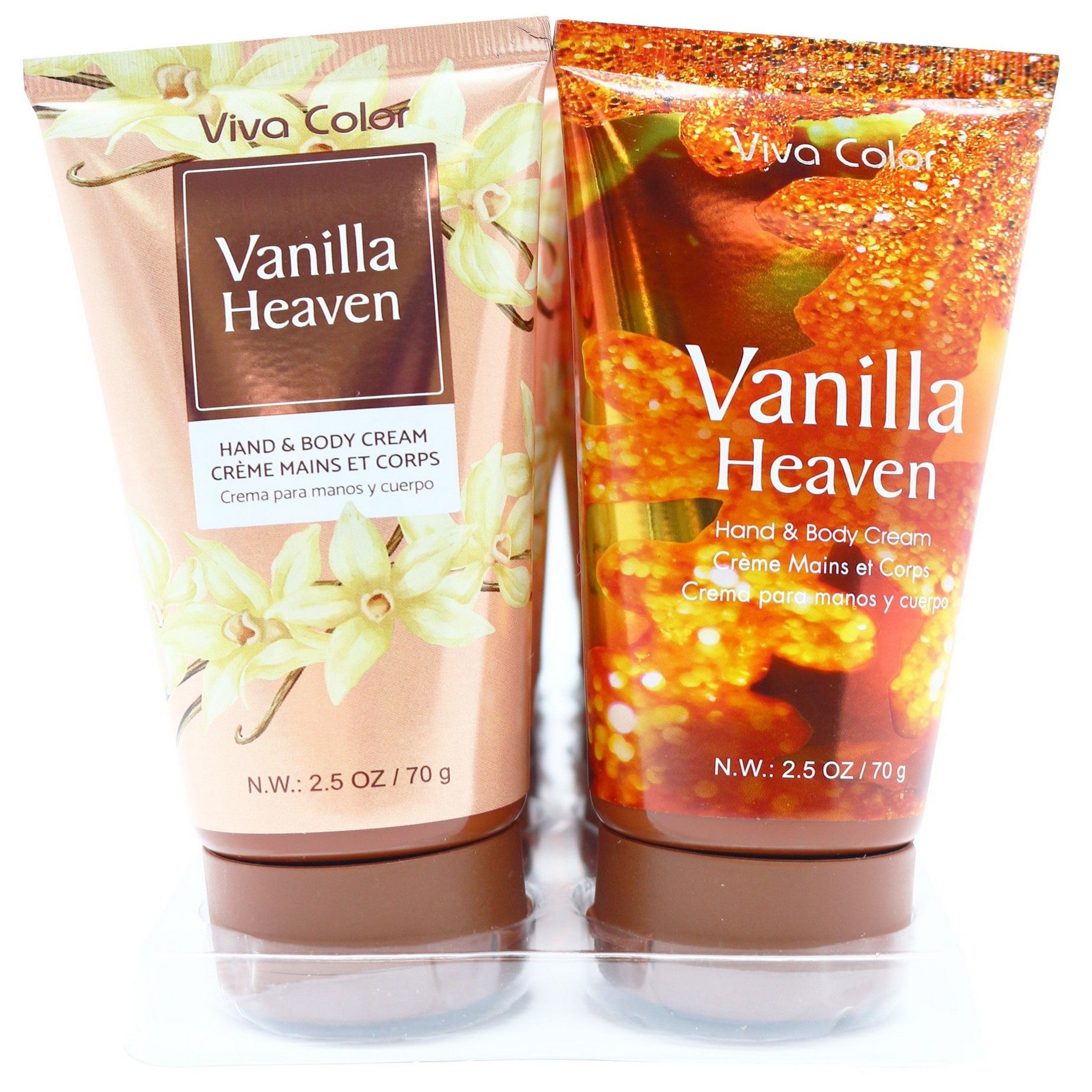 Viva Color Hand and Body Cream - Vanilla Heaven - Sold Separately 2.5oz (70g)  VRT