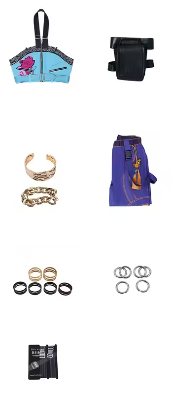 K-POP Demon Hunters – Ensemble de costume Zoey avec accessoires pour adulte
