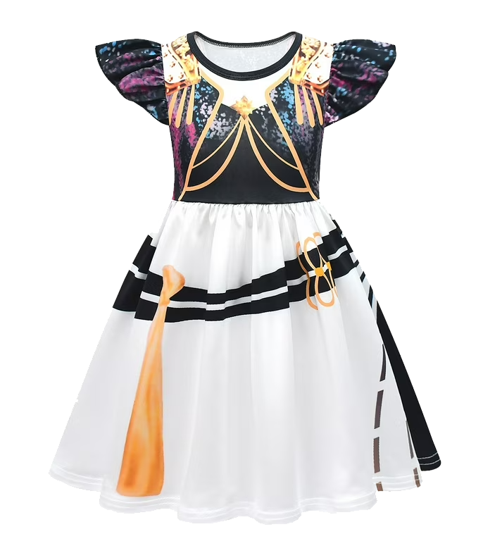 K-POP Demon Hunters - Robe noire et blanche Mira