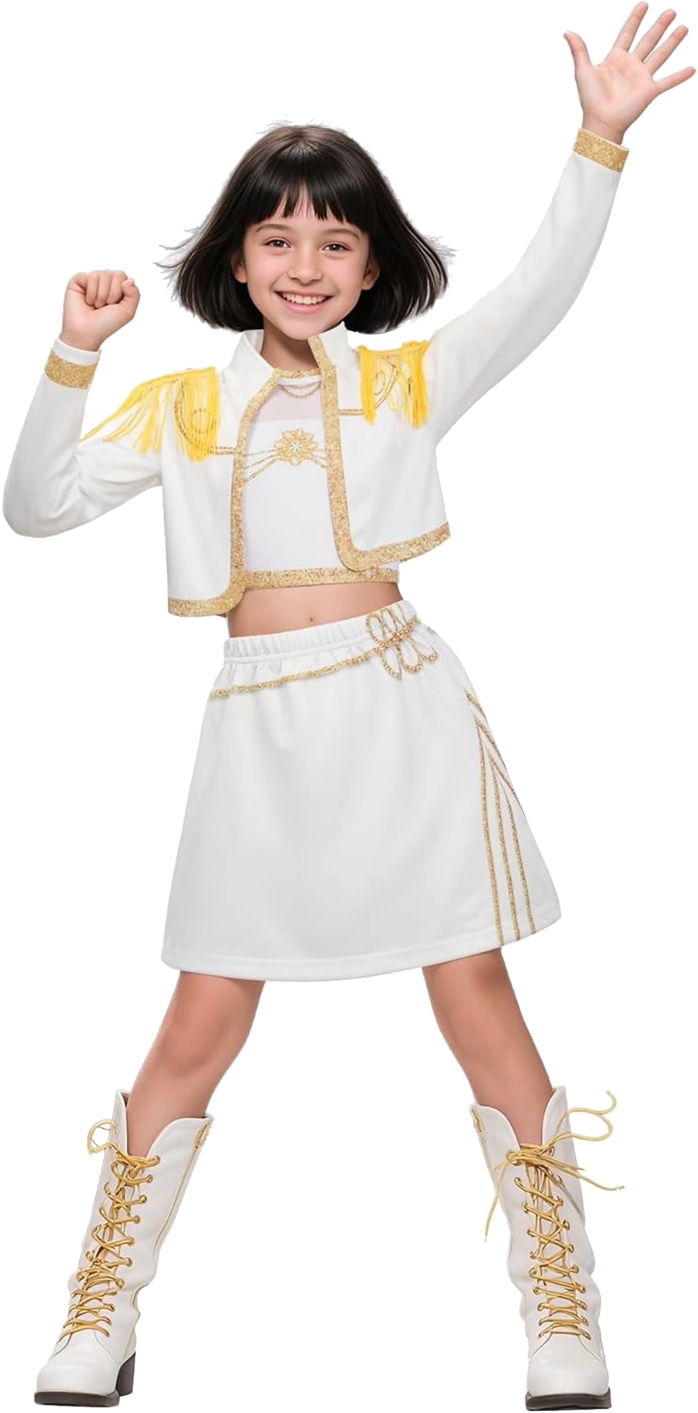 K-POP Demon Hunters – Ensemble de costume blanc Mira pour enfant