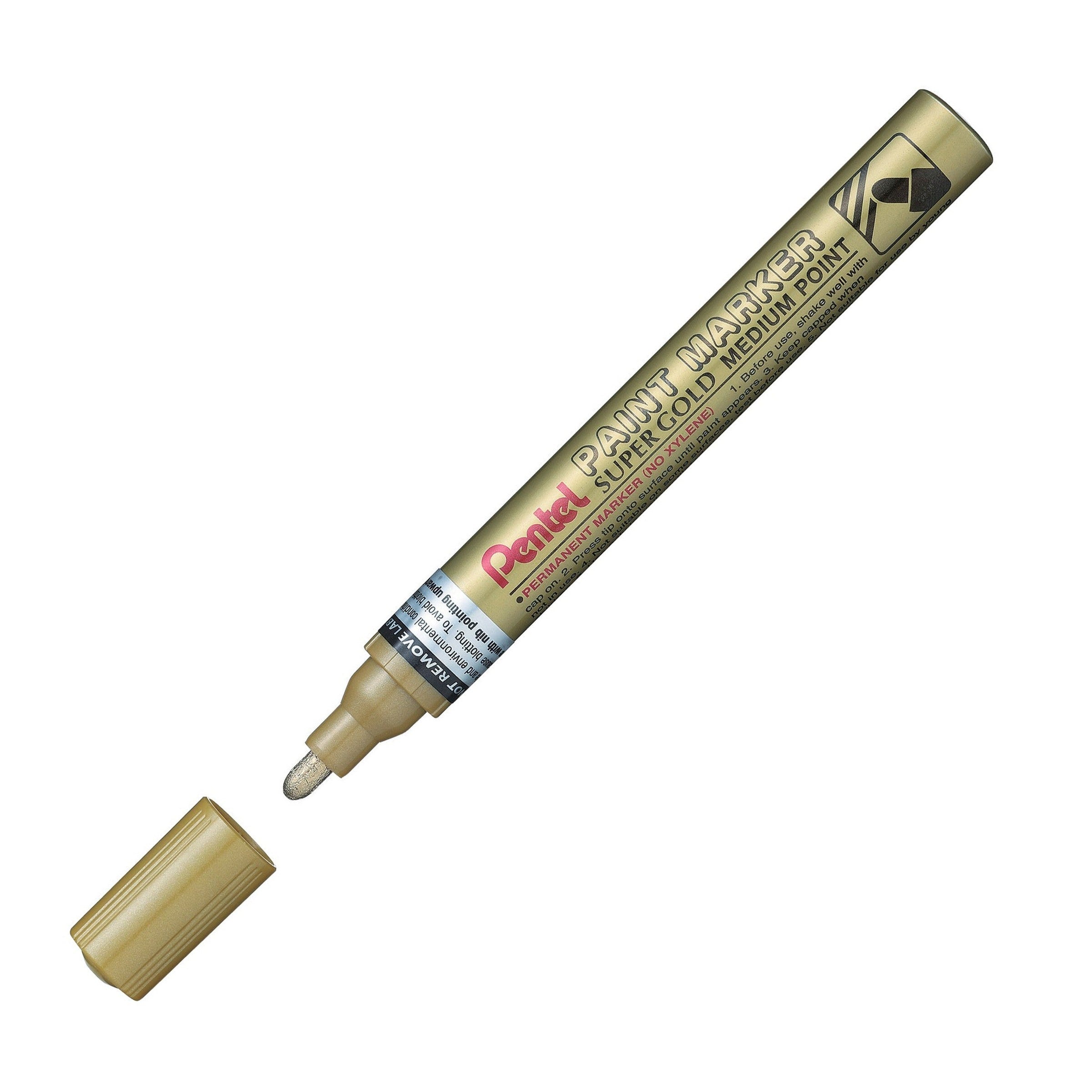 Pentel Medium Point Paint Marker - Bullet Tip - Gold Ink