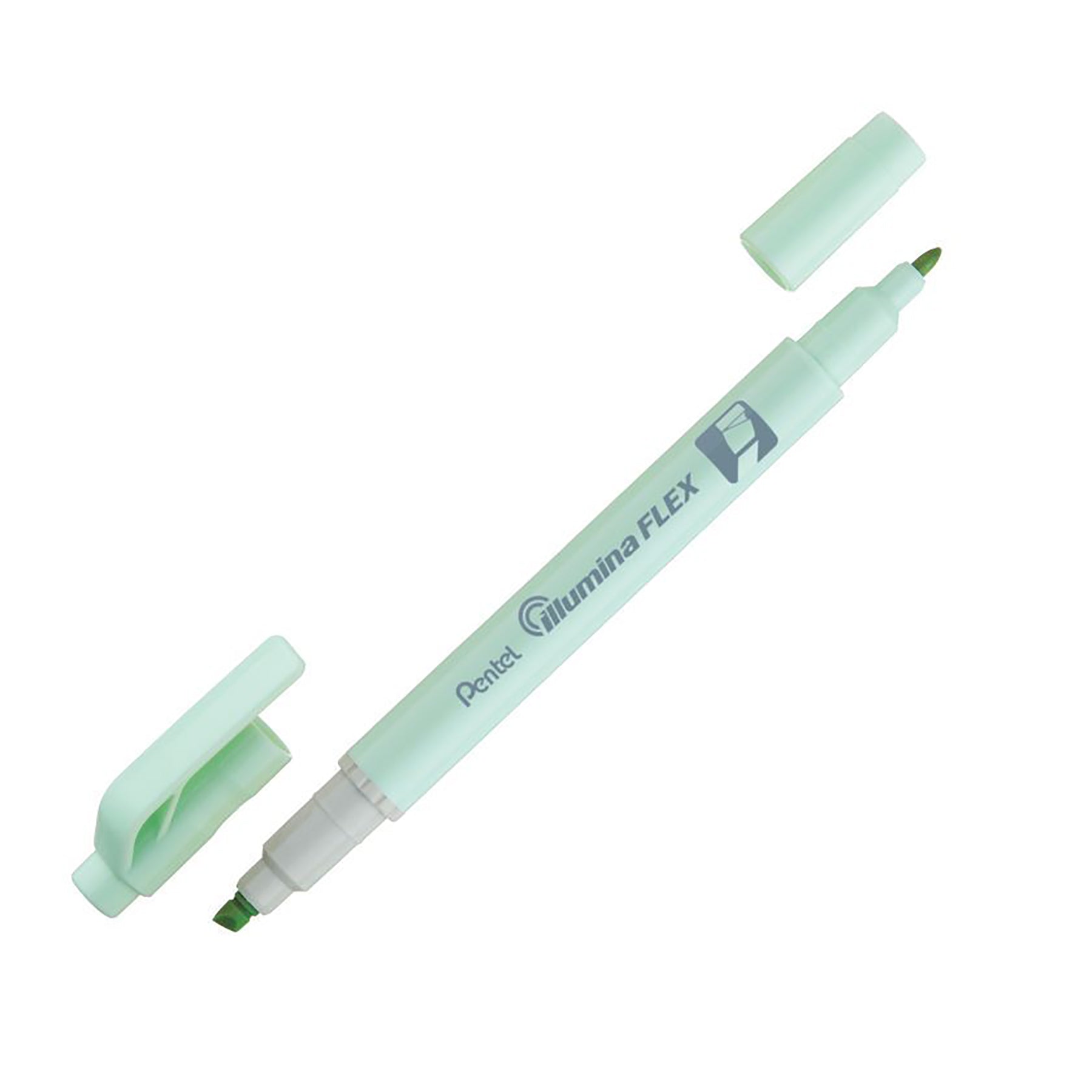 Pentel Illumina Flex Twin Tip Highlighter - Green