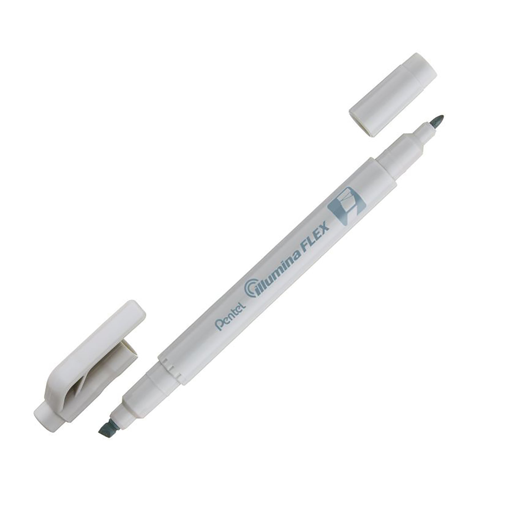 Pentel Illumina Flex Twin Tip Highlighter - Grey