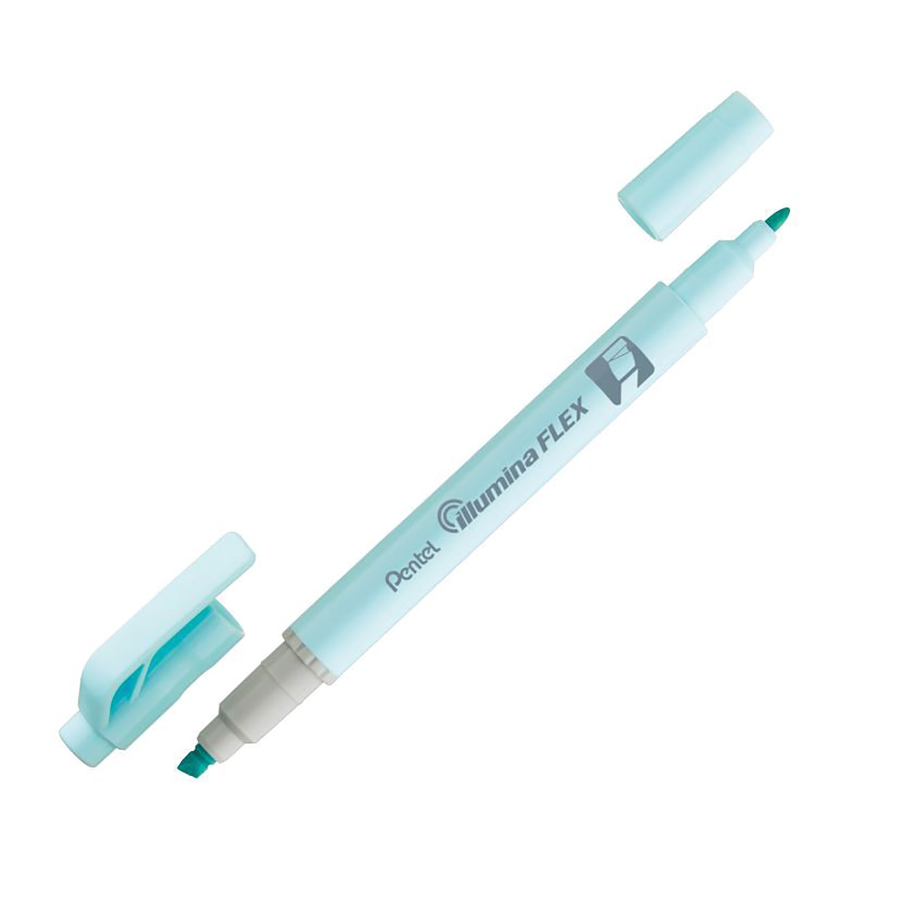 Pentel Illumina Flex Twin Tip Highlighter - Sky Blue