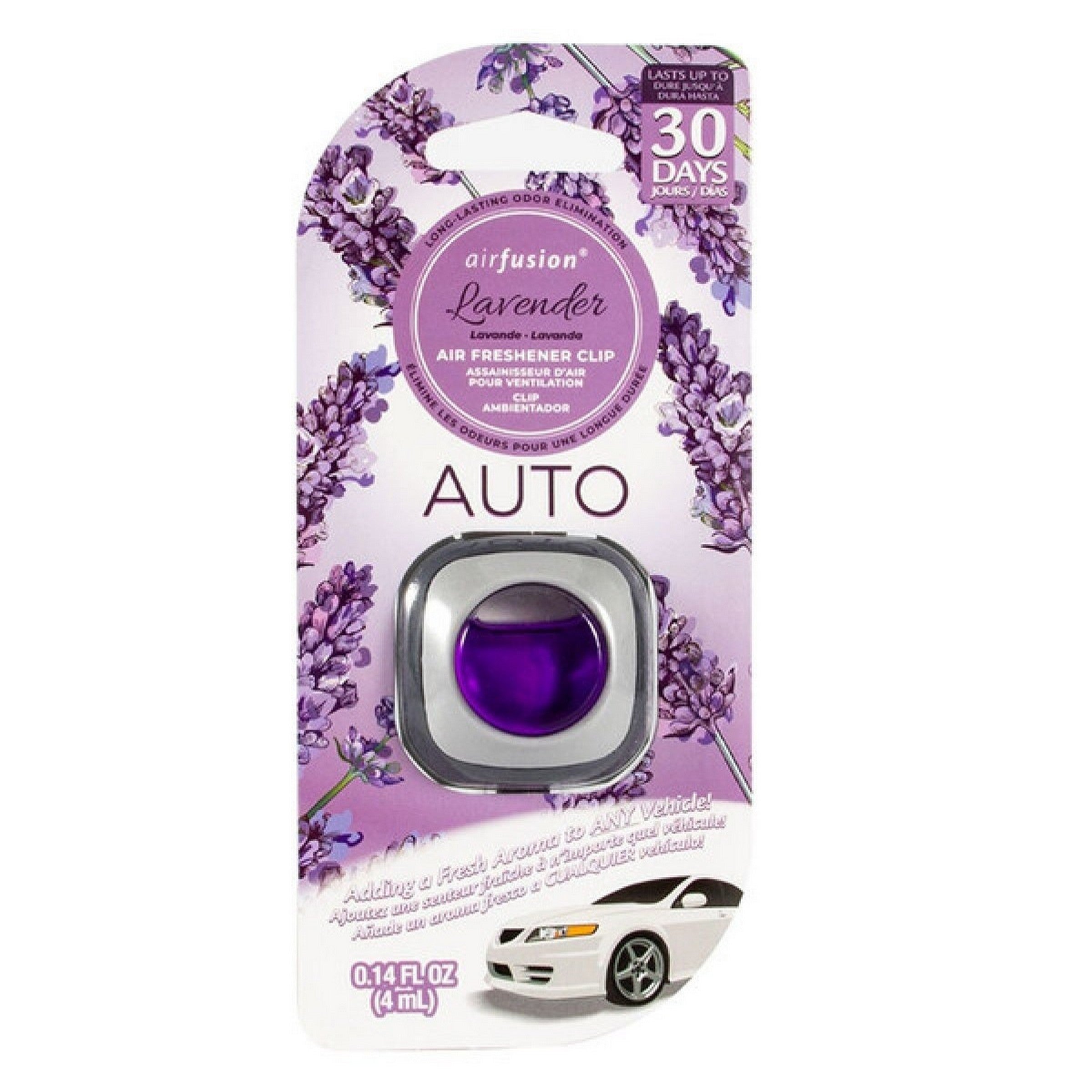 Air Fusion Clip Air Freshener for Car - Black Ice 4ml