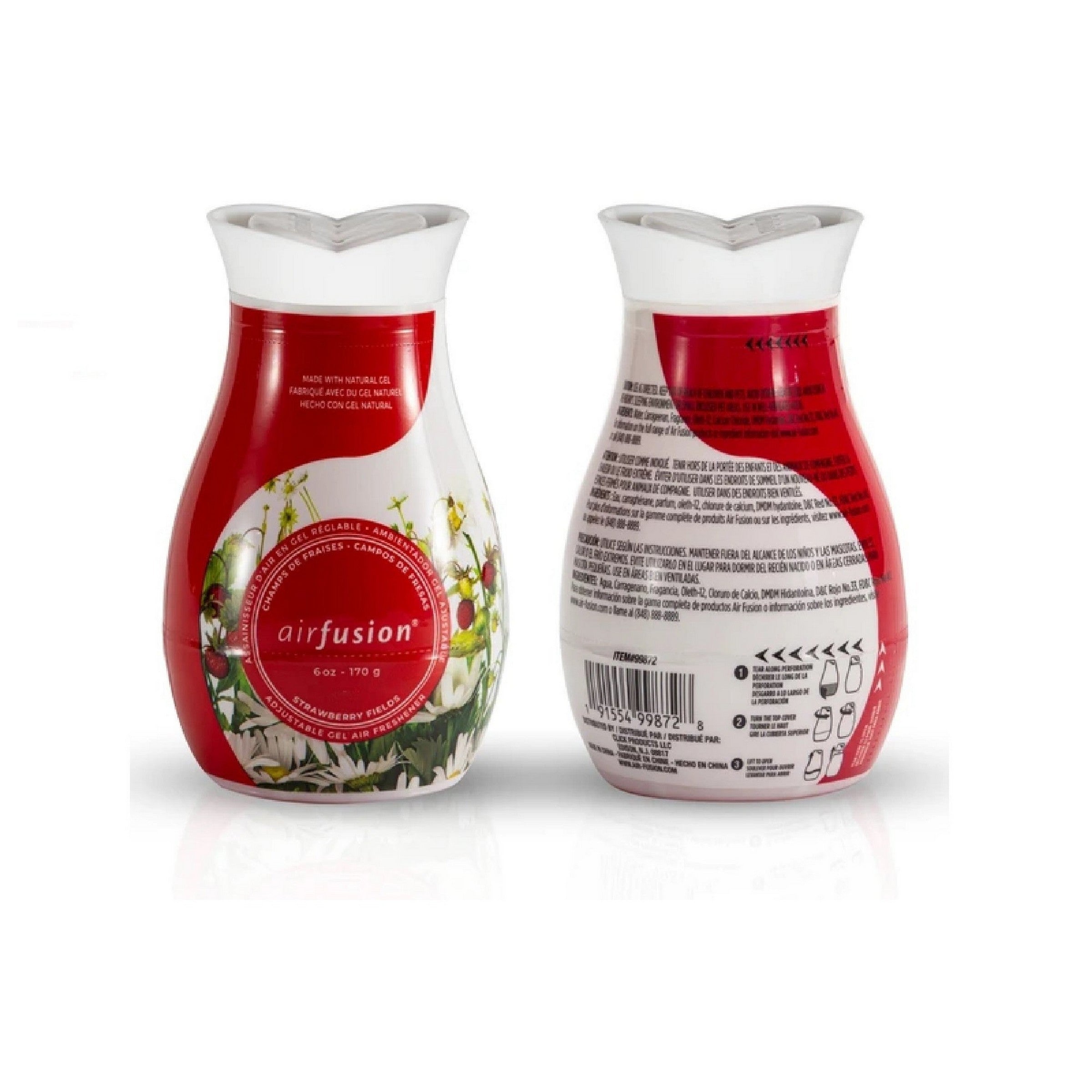 Air Fusion Adjustable Gel Air Freshener - Fresh Lavender Breeze 6oz