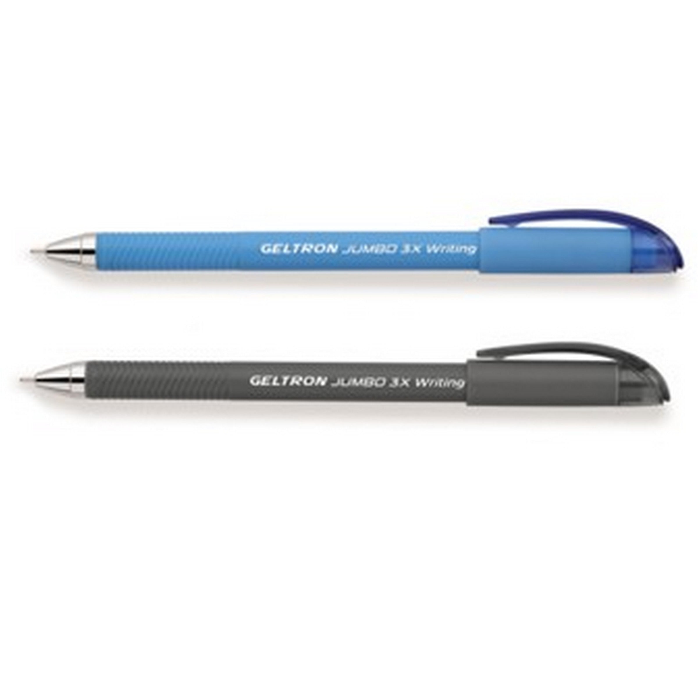 Unomax Geltron 2 Jumbo Gel Pens 0.7mm - Blue/Blue - Blue/Black - Blue/Red VRT