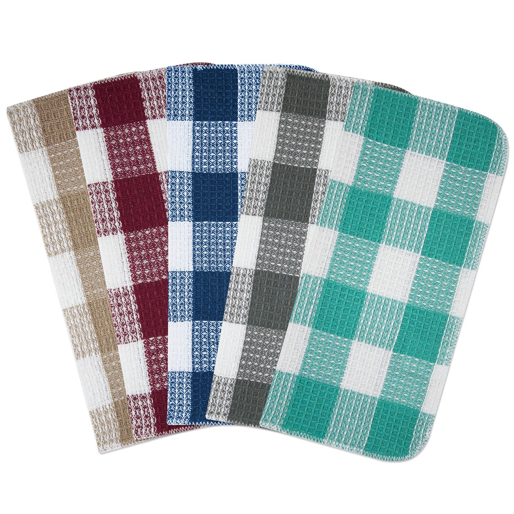 3 Waffle Dishcloths 80% Cotton/20% Polyester 14x15in VRT