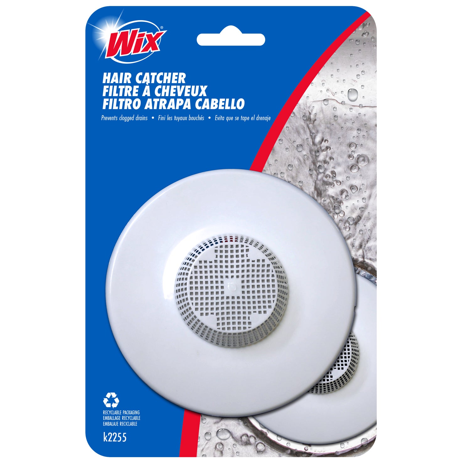 Wix White Plastic Hair Catcher 5in