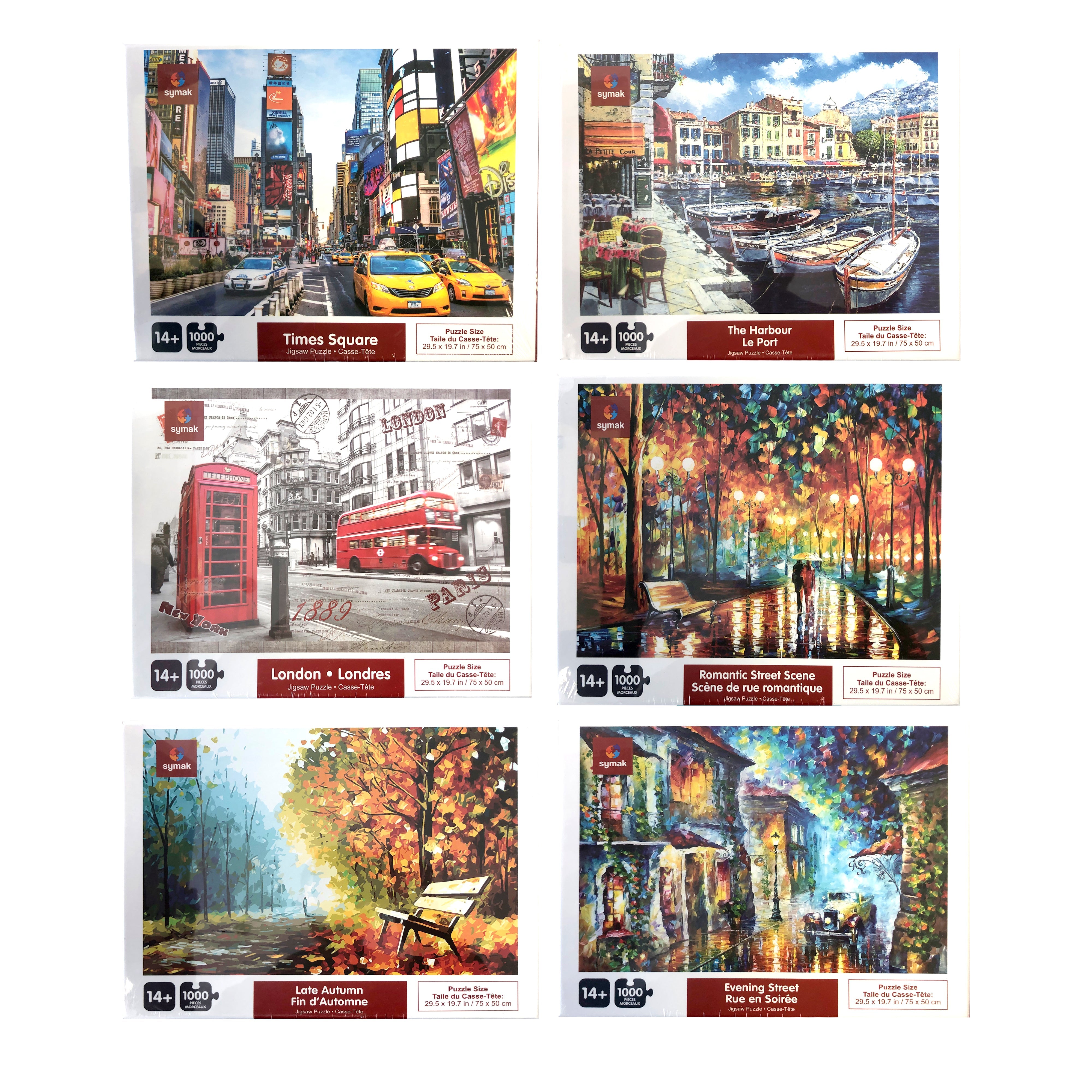 1000pcs Puzzle Age 14+ 29.5x19.7in VRT
