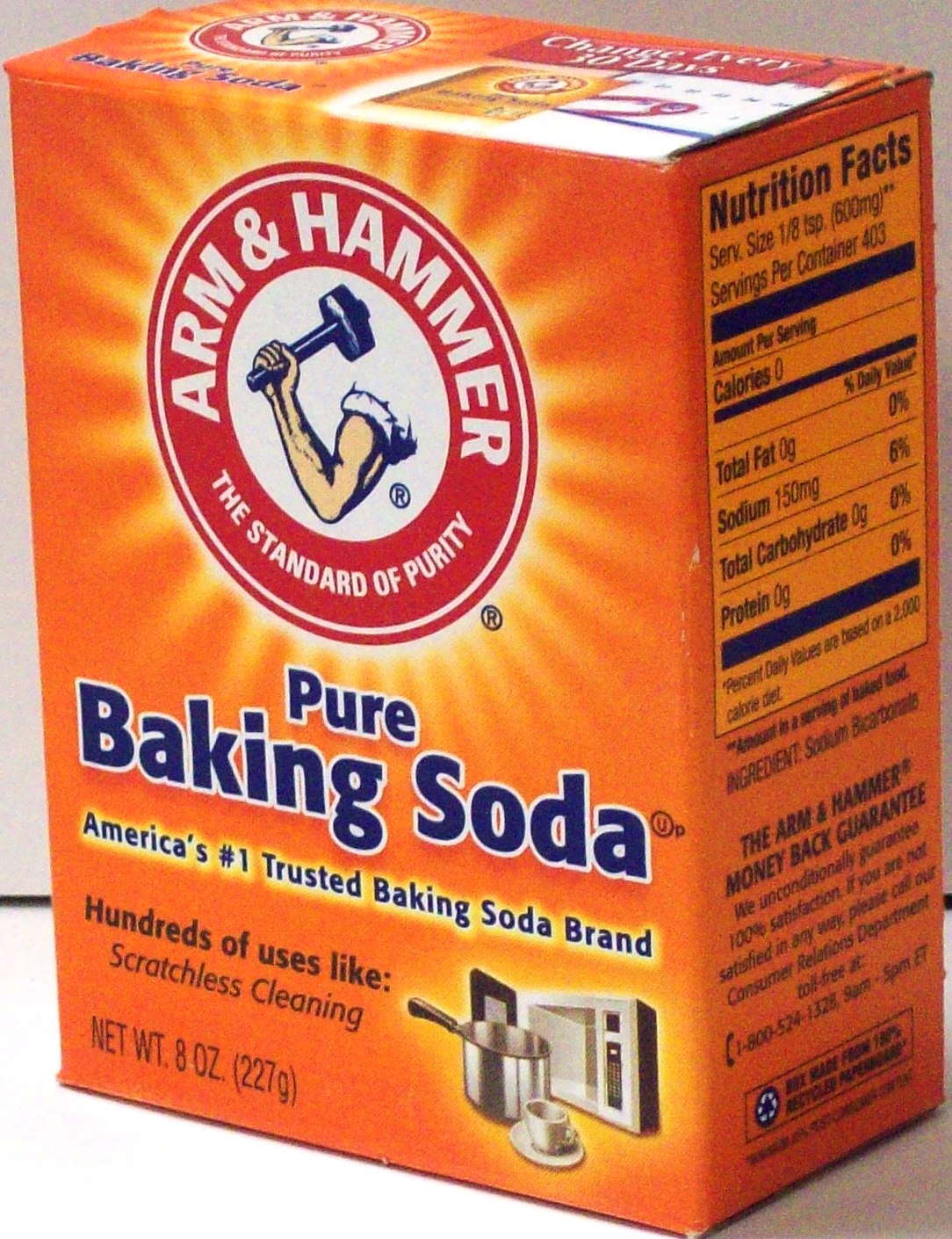 Arm & Hammer Pure Baking Soda 227g (8oz)