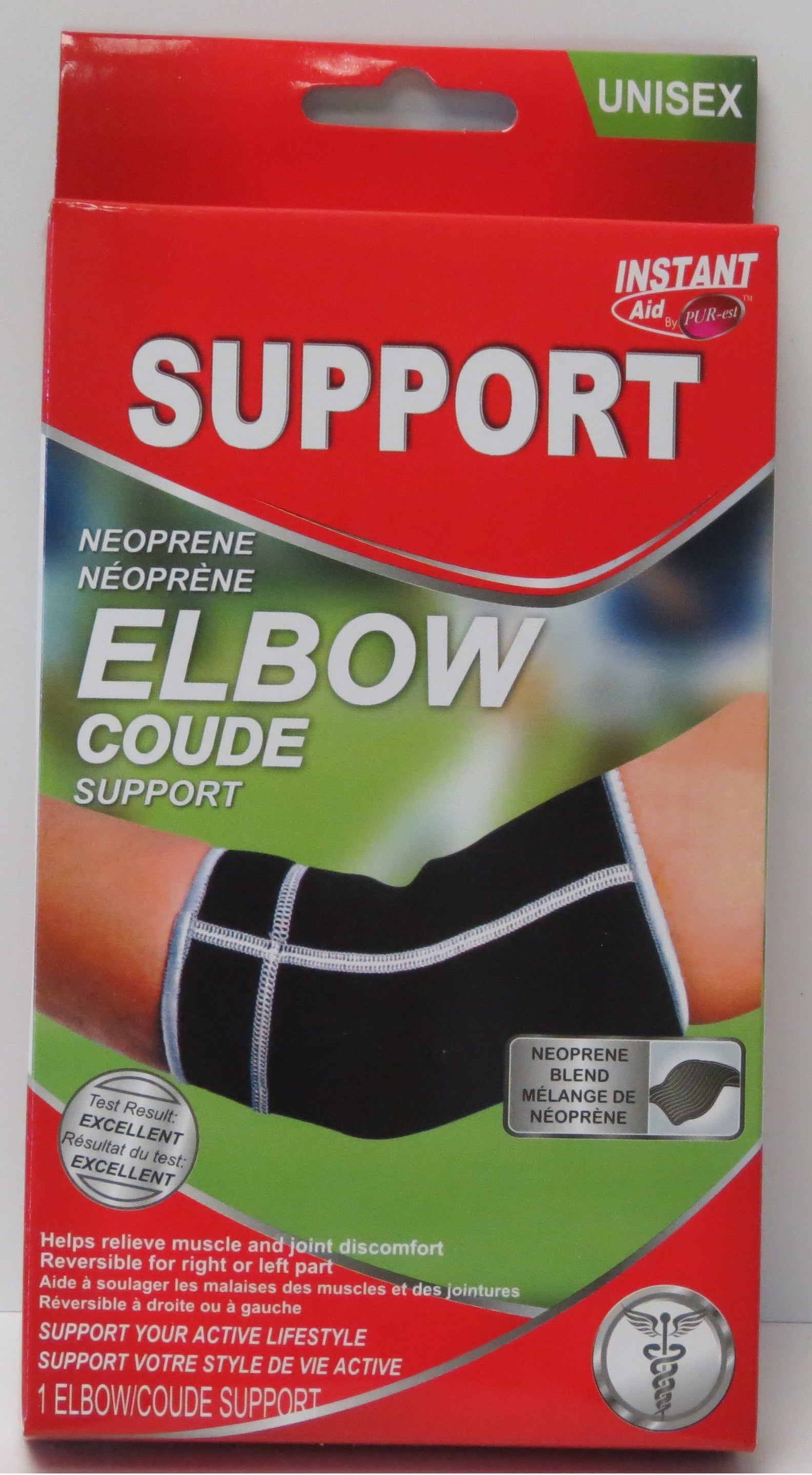 Instant Aid One Size Elbow Support - Neoprene, Nylon