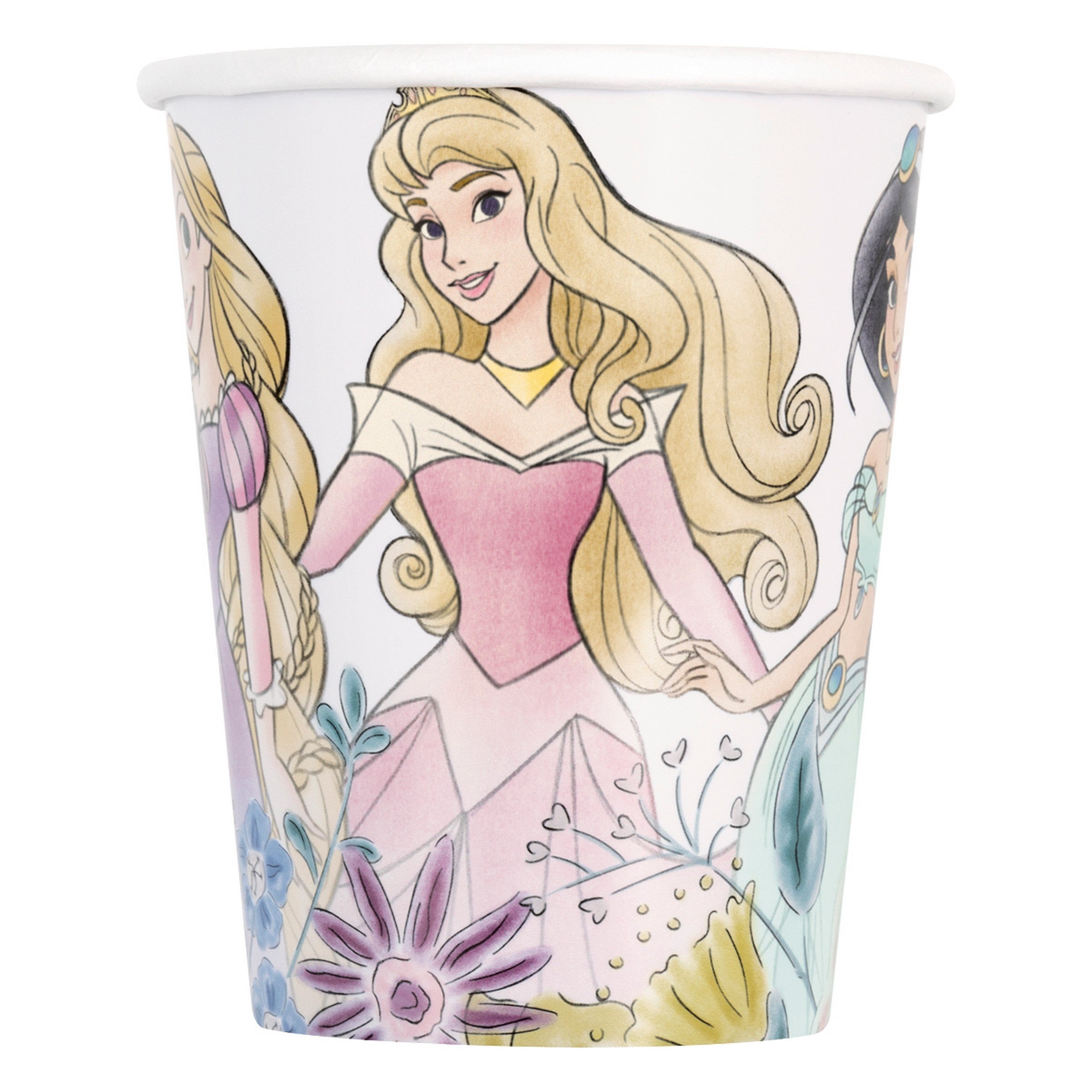 Disney Princess 8 Paper Cups 9oz