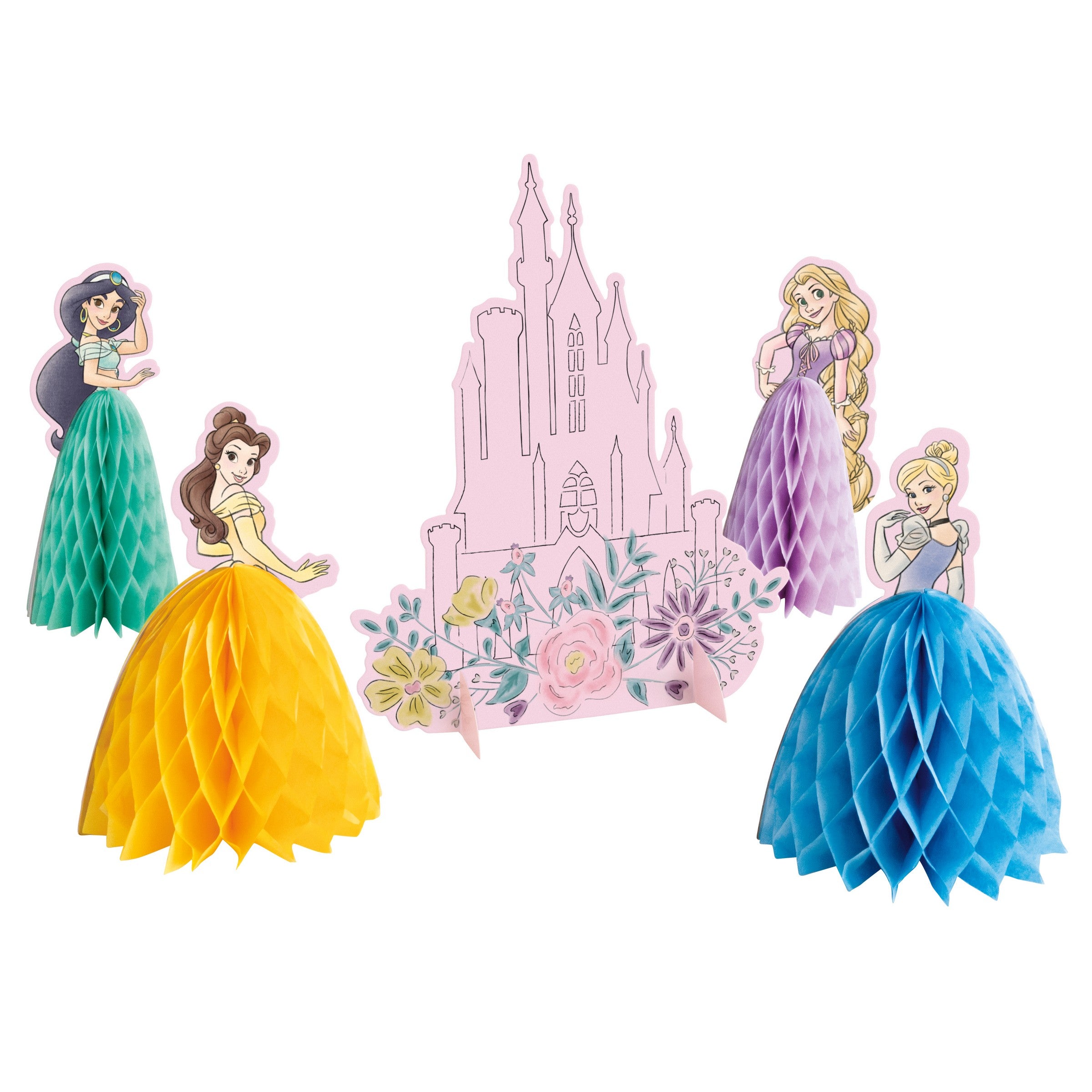 Disney Princess Centerpiece Decorations 5pcs 8.5in - 12in