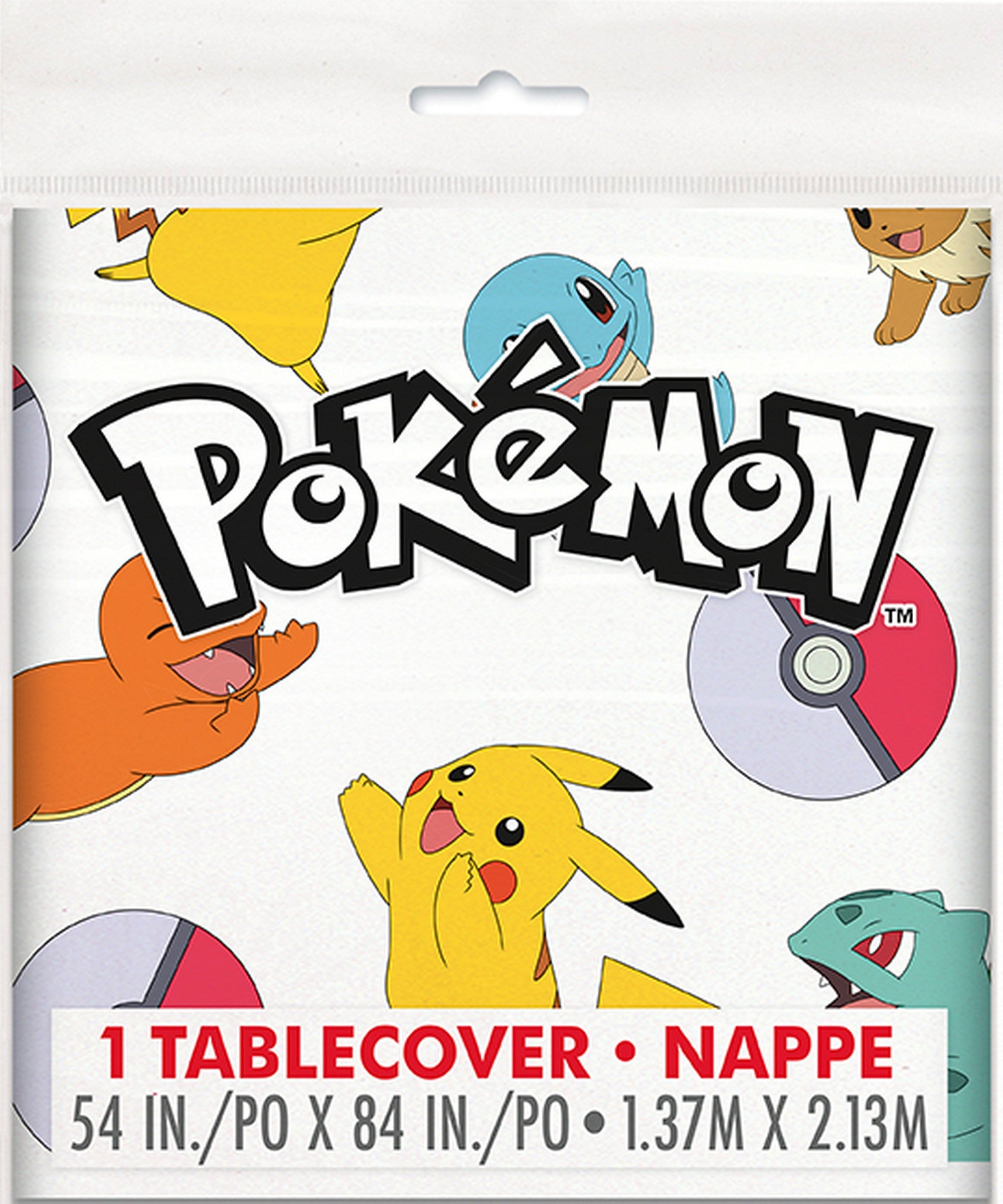 Pokémon Plastic Table Cover 54x84in