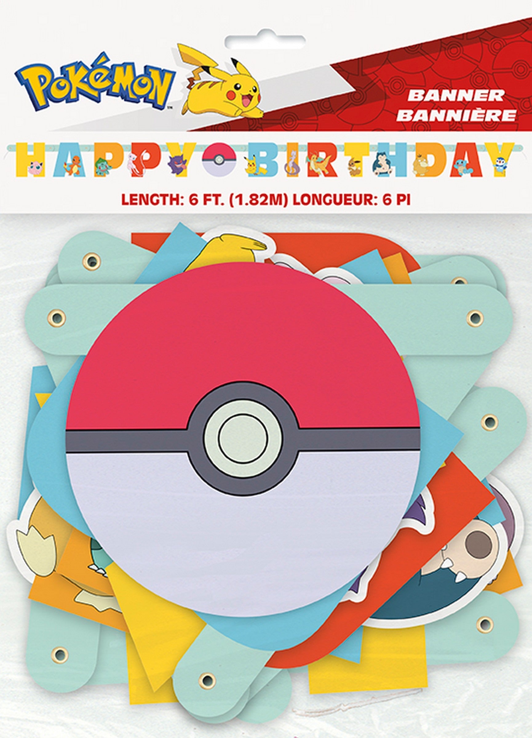 Pokémon Happy Birthday Jointed Banner 72in