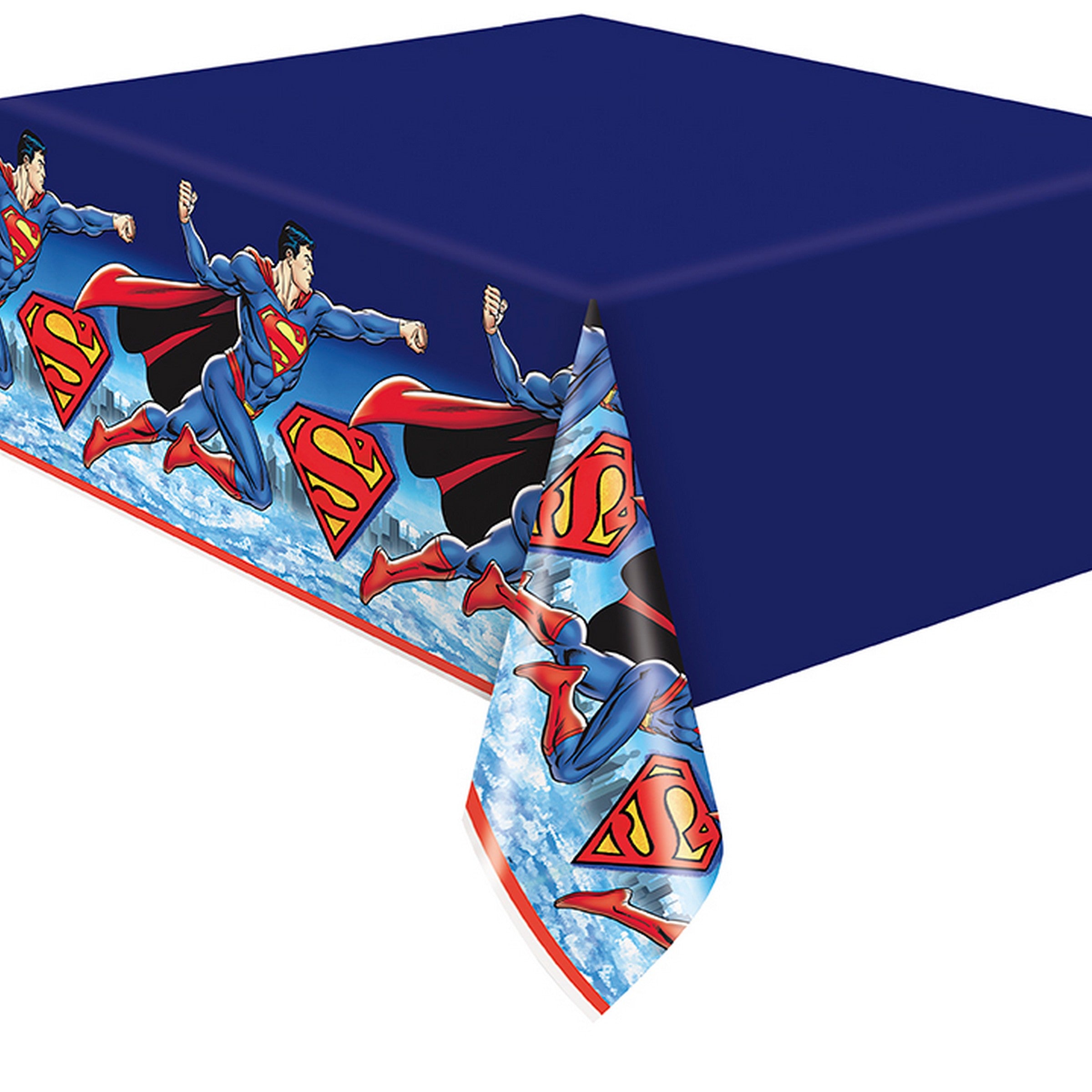 Nappe en plastique Superman 54 x 84 po