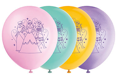 Disney Princess 8 Printed Latex Balloons 12in
