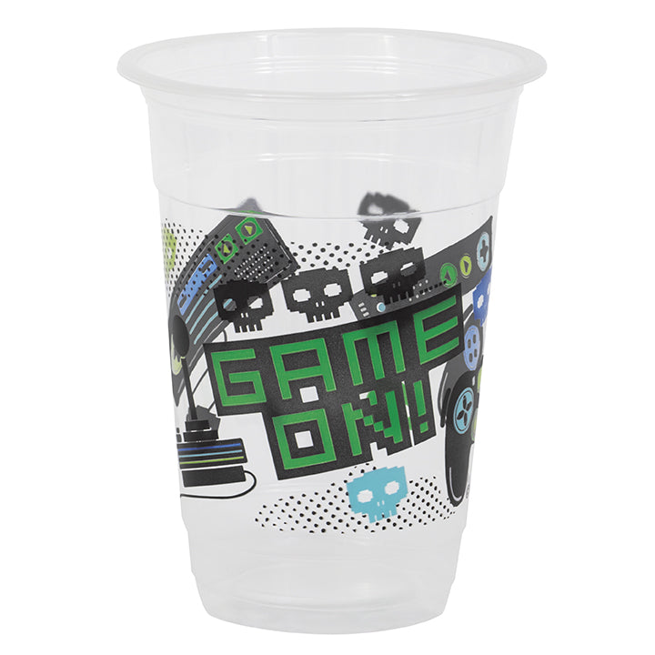 Gamer Birthday 8 Plastic Cups 16oz