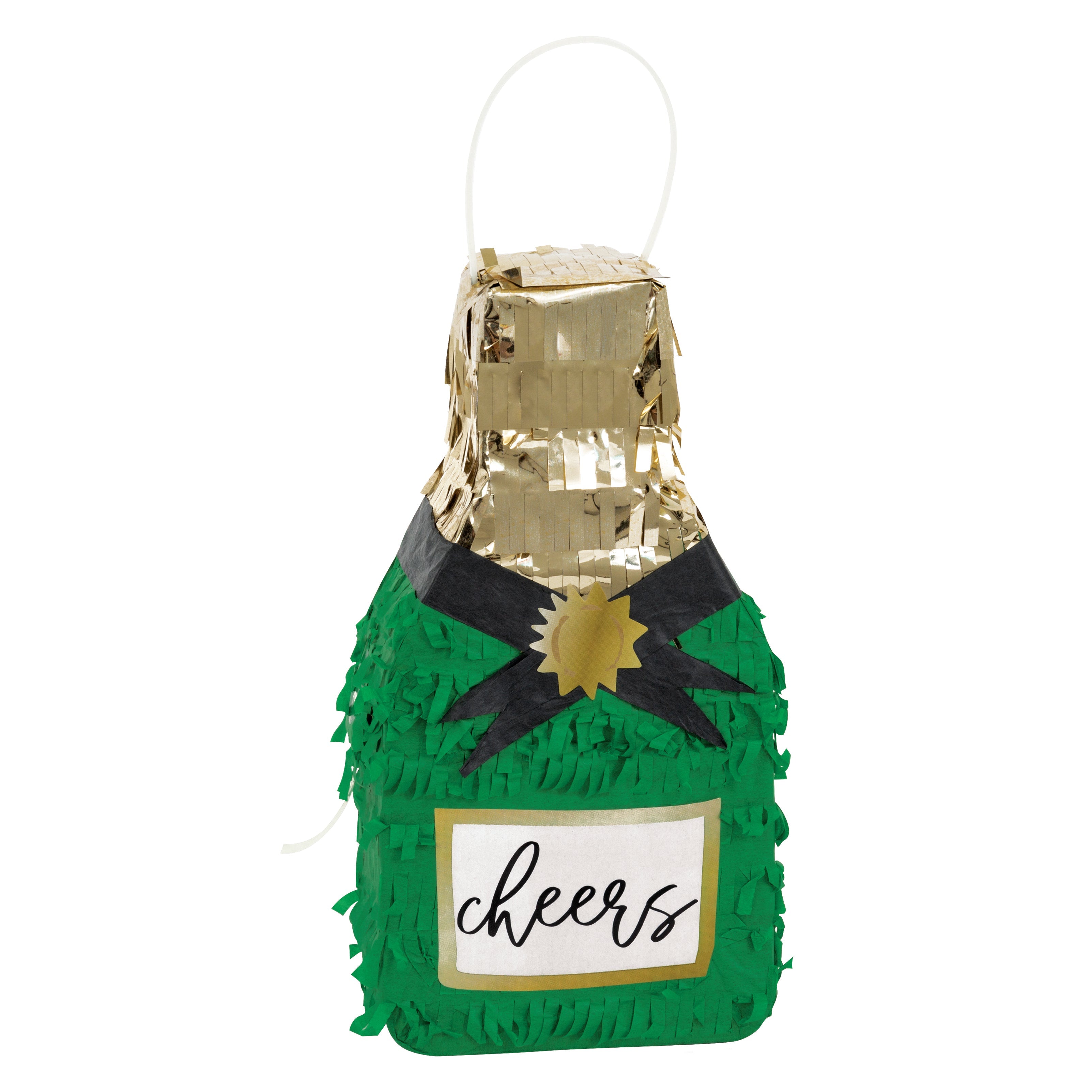 Mini Pinata Decoration - Champagne Bottle 4x8in