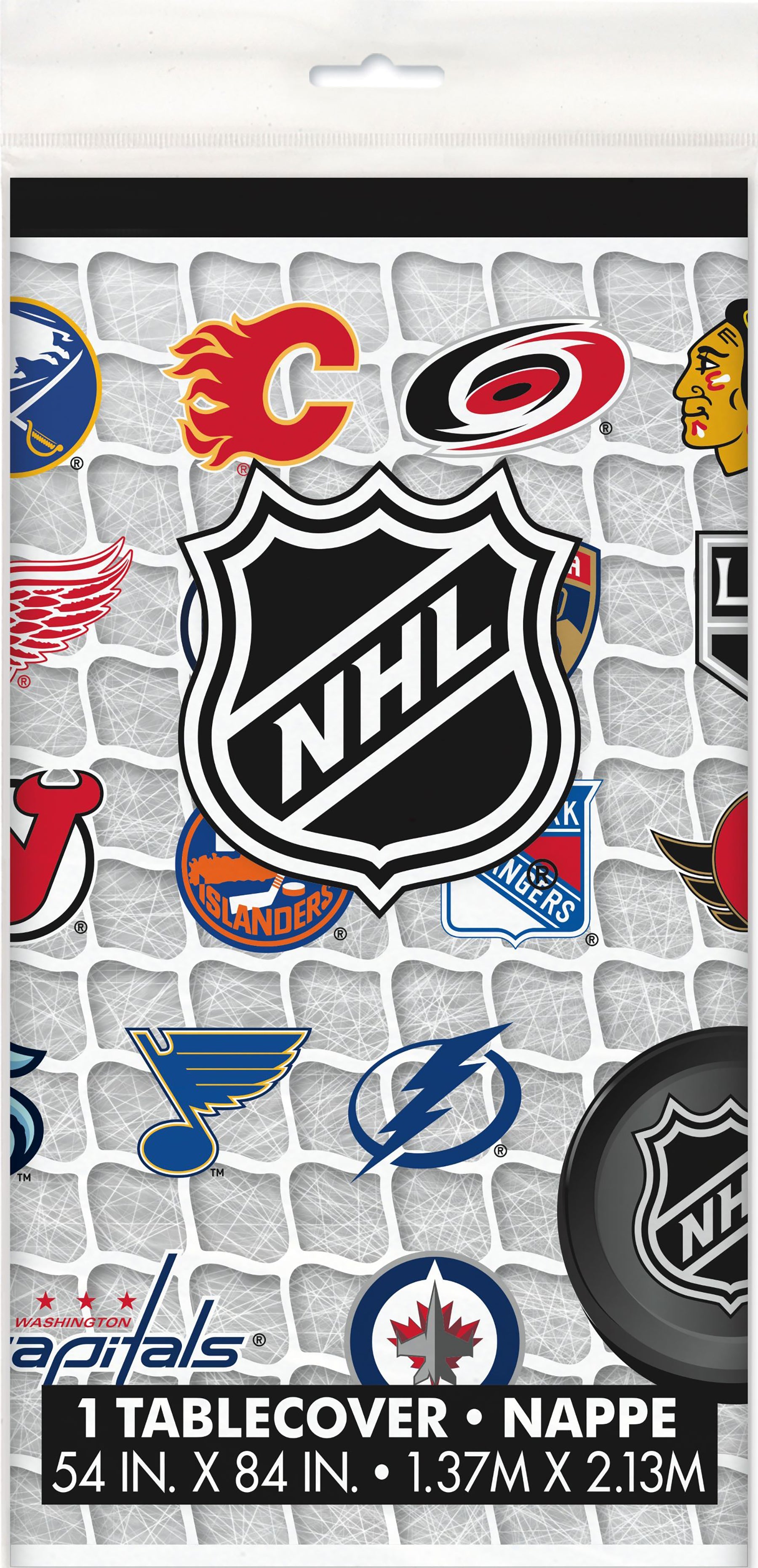NHL Plastic Tablecover 54x84in