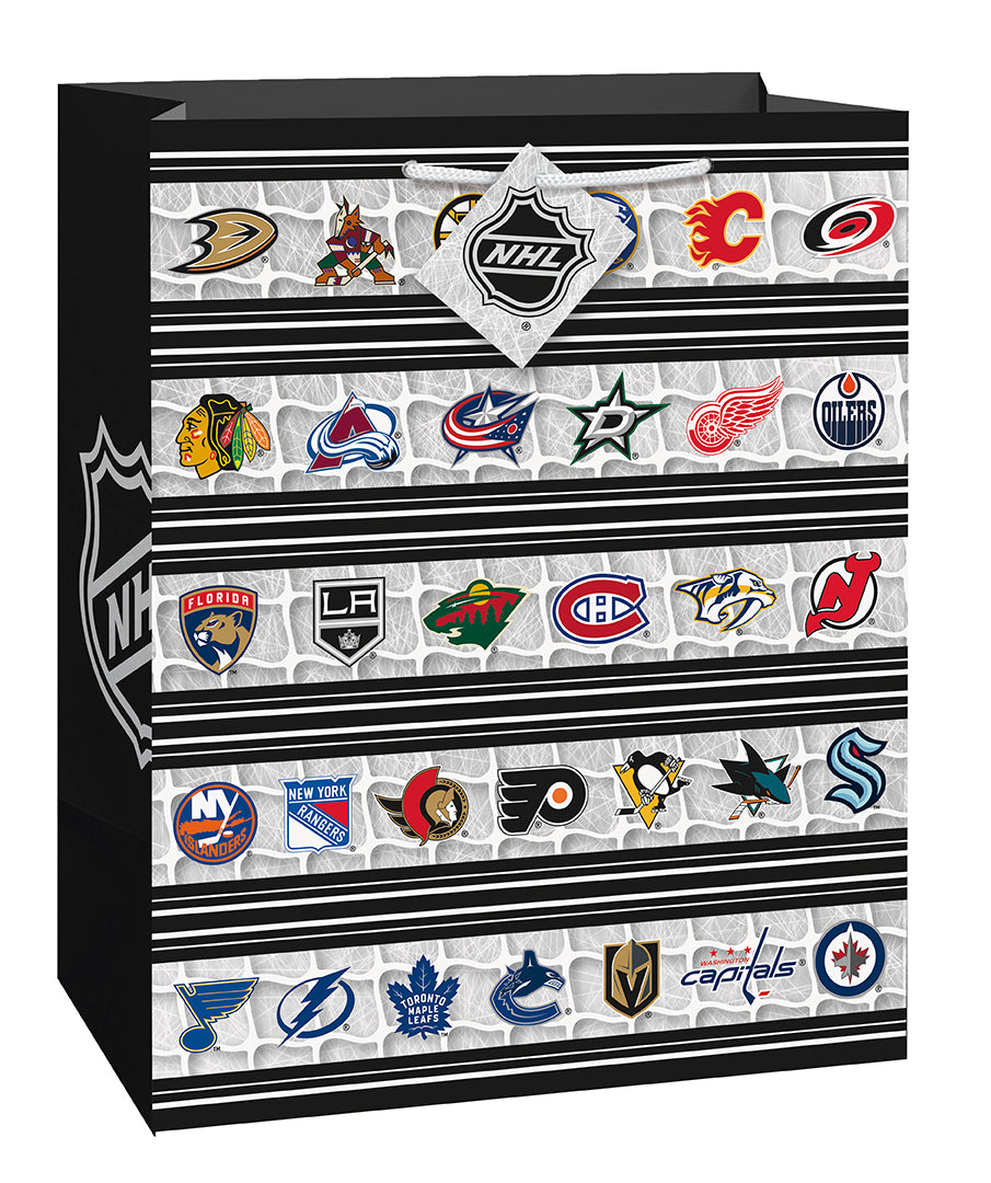 NHL Paper Gift Bag 12.5x10.5in
