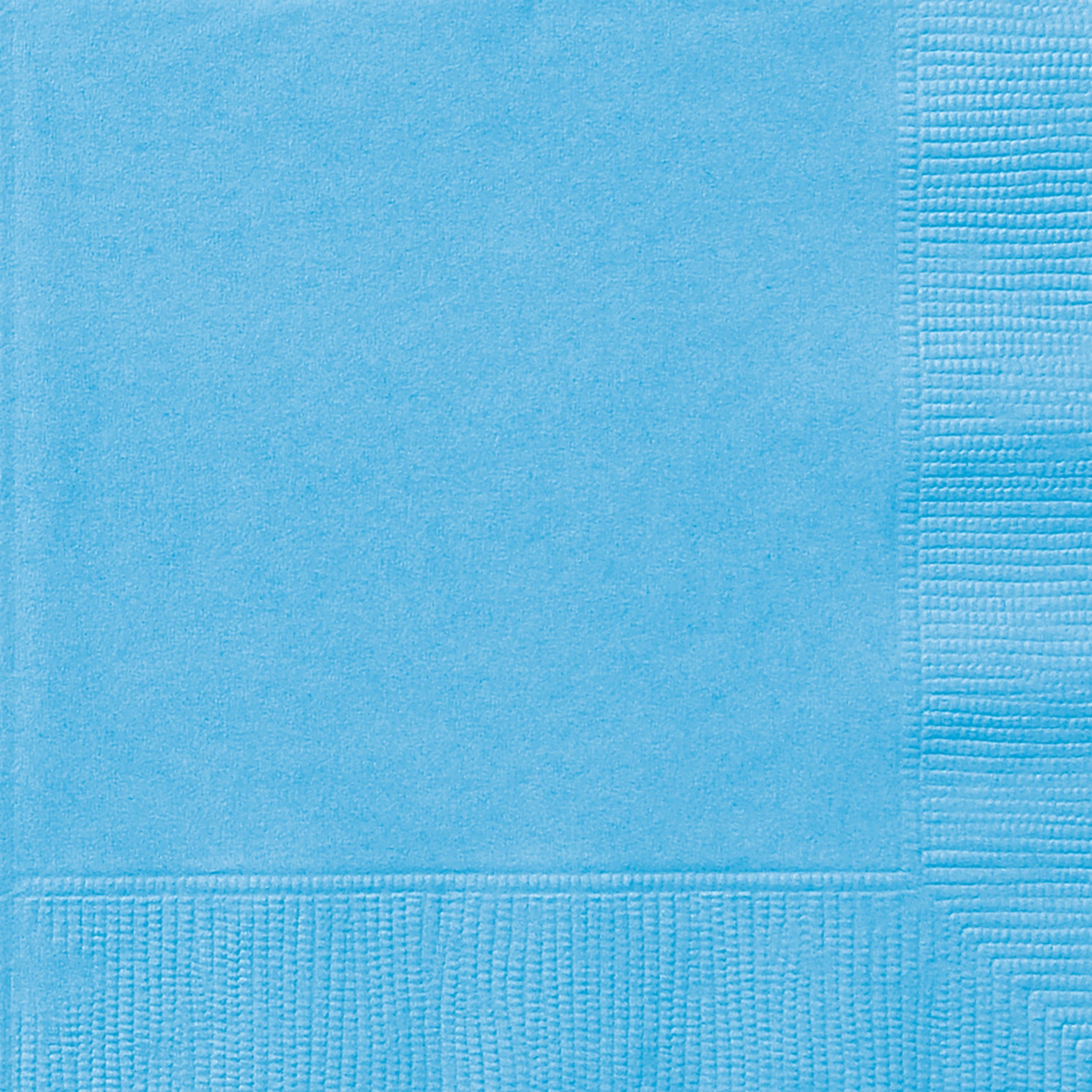40 Powder Blue Luncheon Napkins 2 Ply 12.75x12.75in