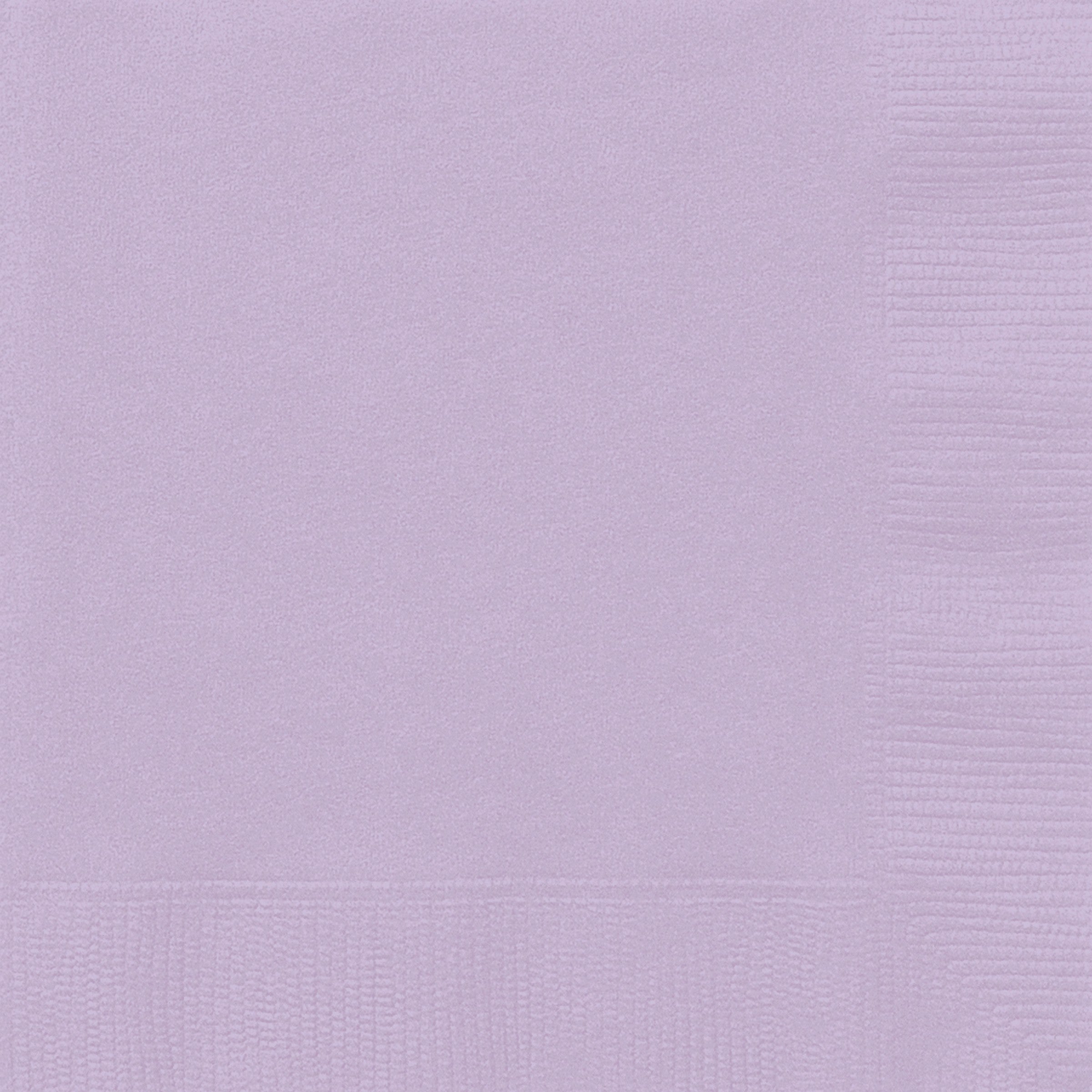50 Lavender Beverage Napkins 2 Ply 9.75x9.75in