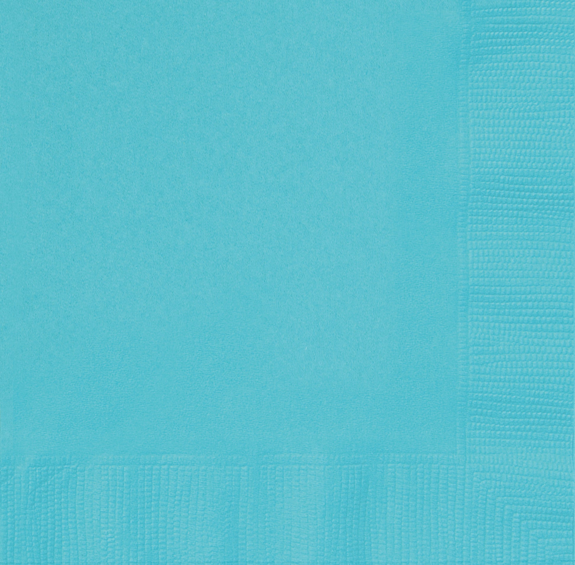 20 Terrific Teal Luncheon Napkins - 2Ply 12.75x12.75in