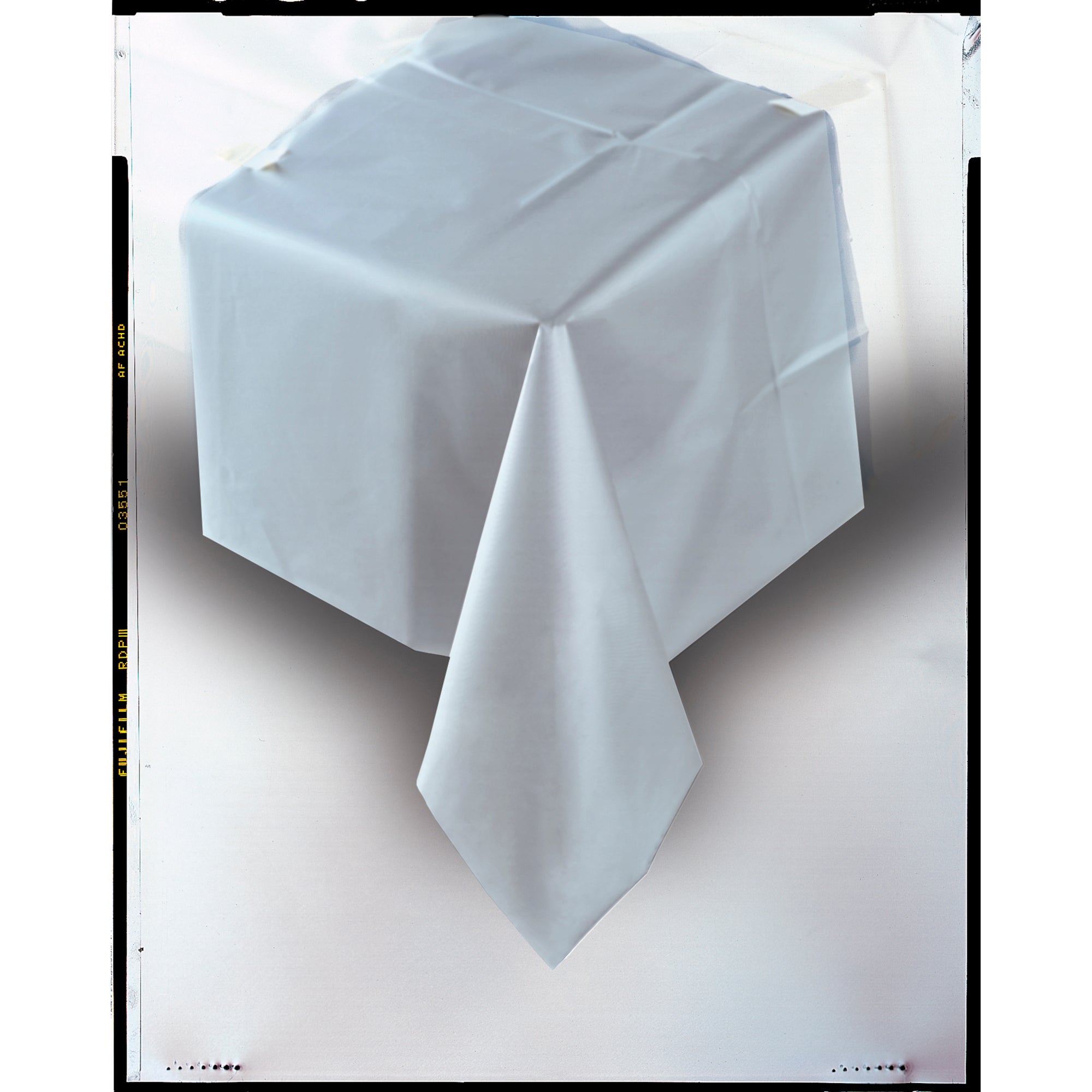 Plastic Table Cover Silver 54x108in