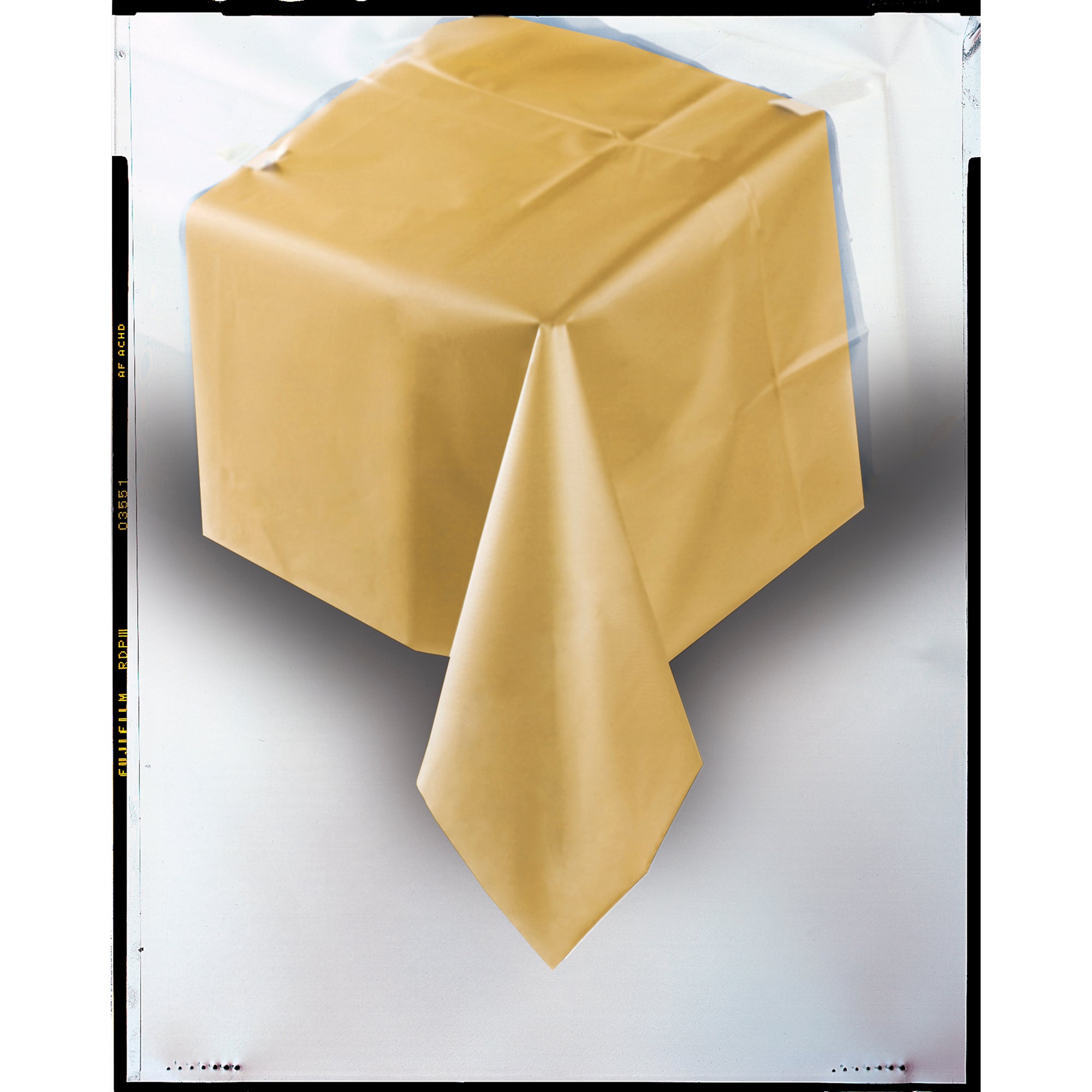 Plastic Table Cover Gold 54x108in