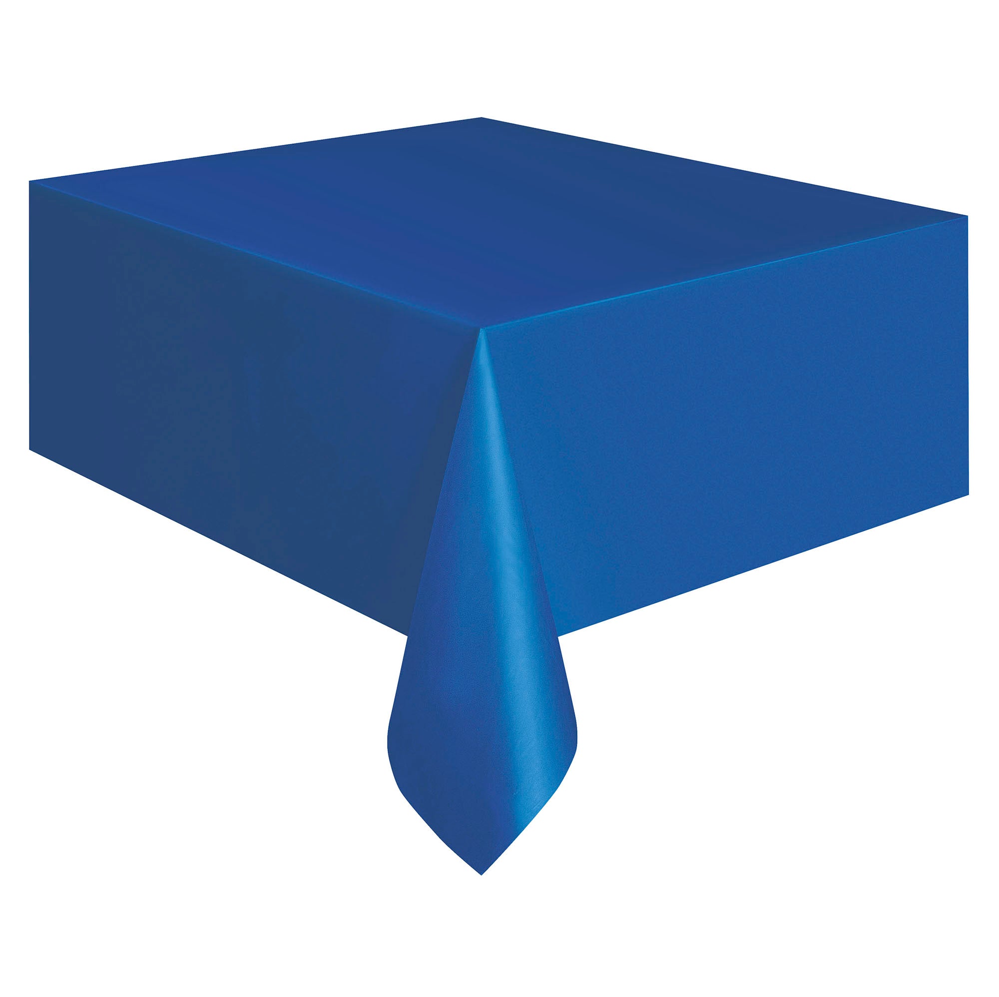 Plastic Table Cover Royal Blue 54x108in