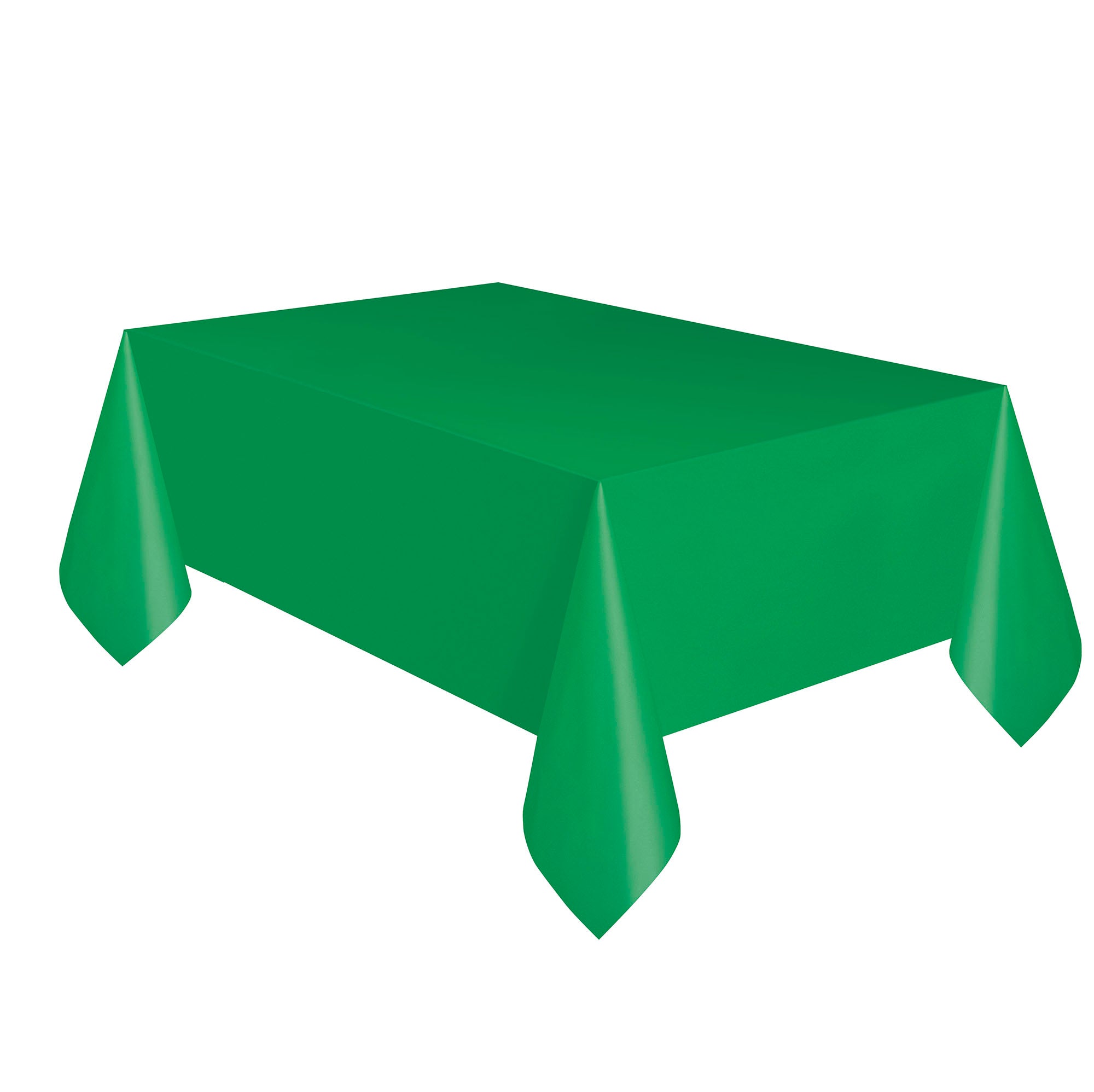 Plastic Table Cover Emerald Green 54x108in