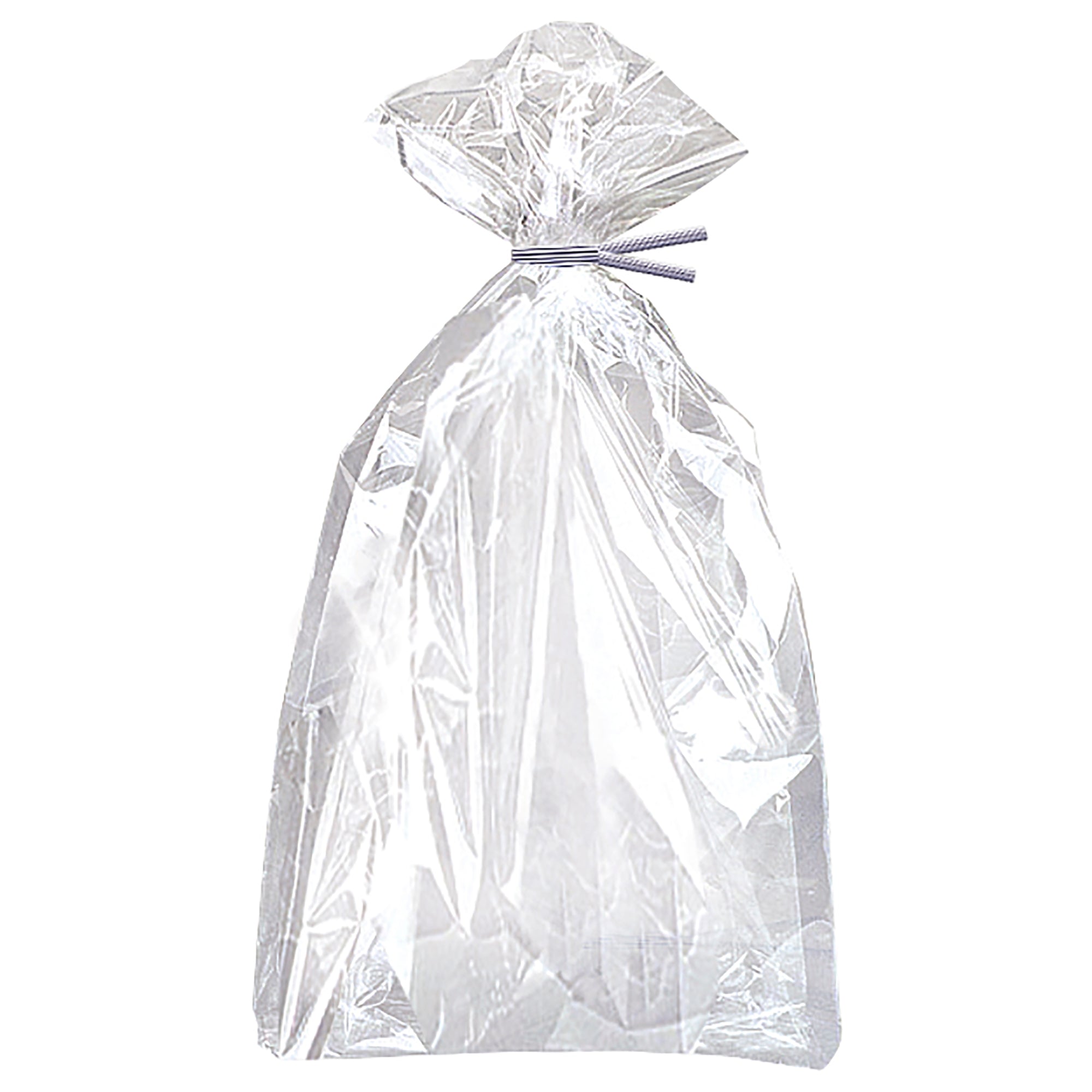 30 Cello Gift Bags Clear with Twist Ties 11H x 5W in