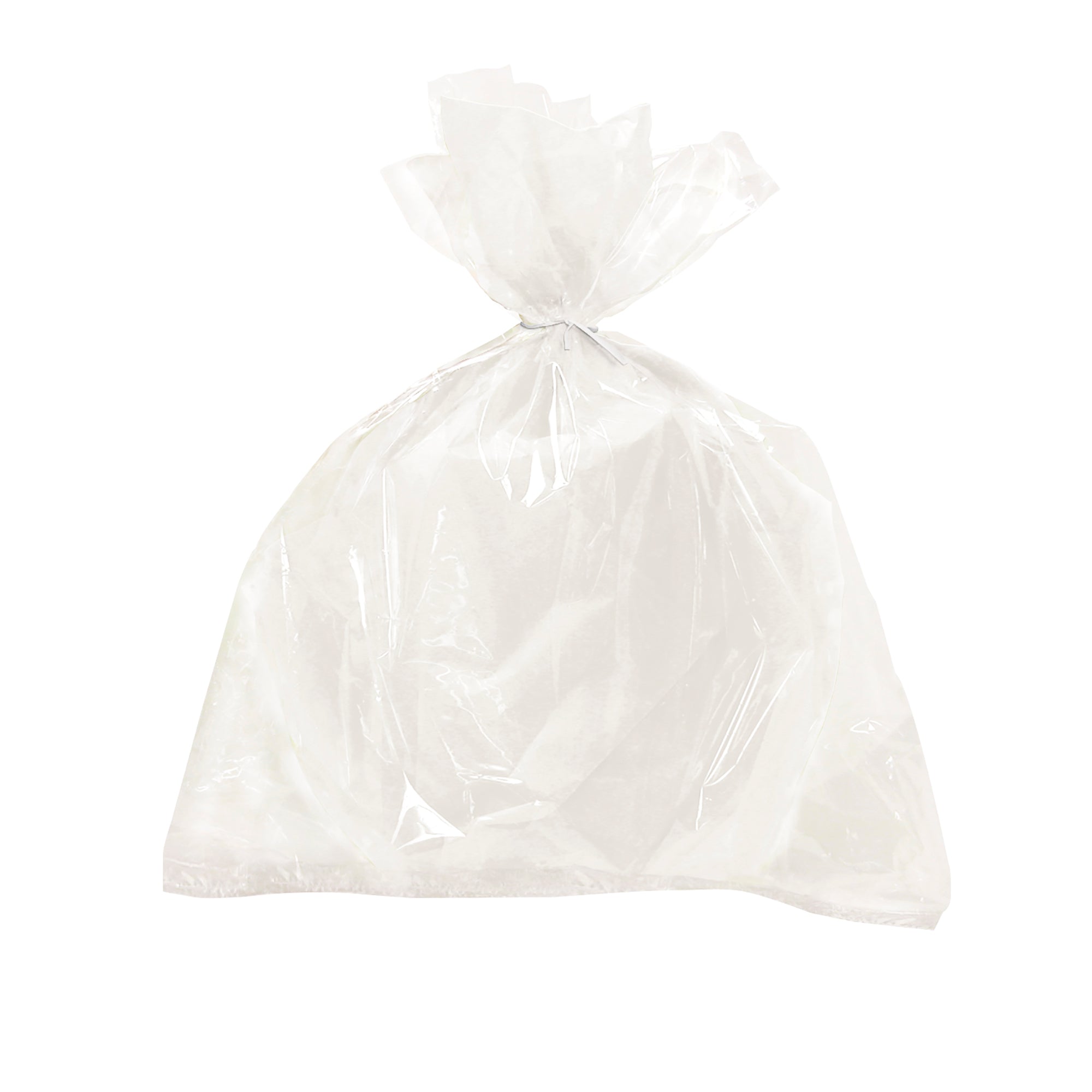 6 Extra Large Clear Cello Gift Bags with Twist Ties 16x20in