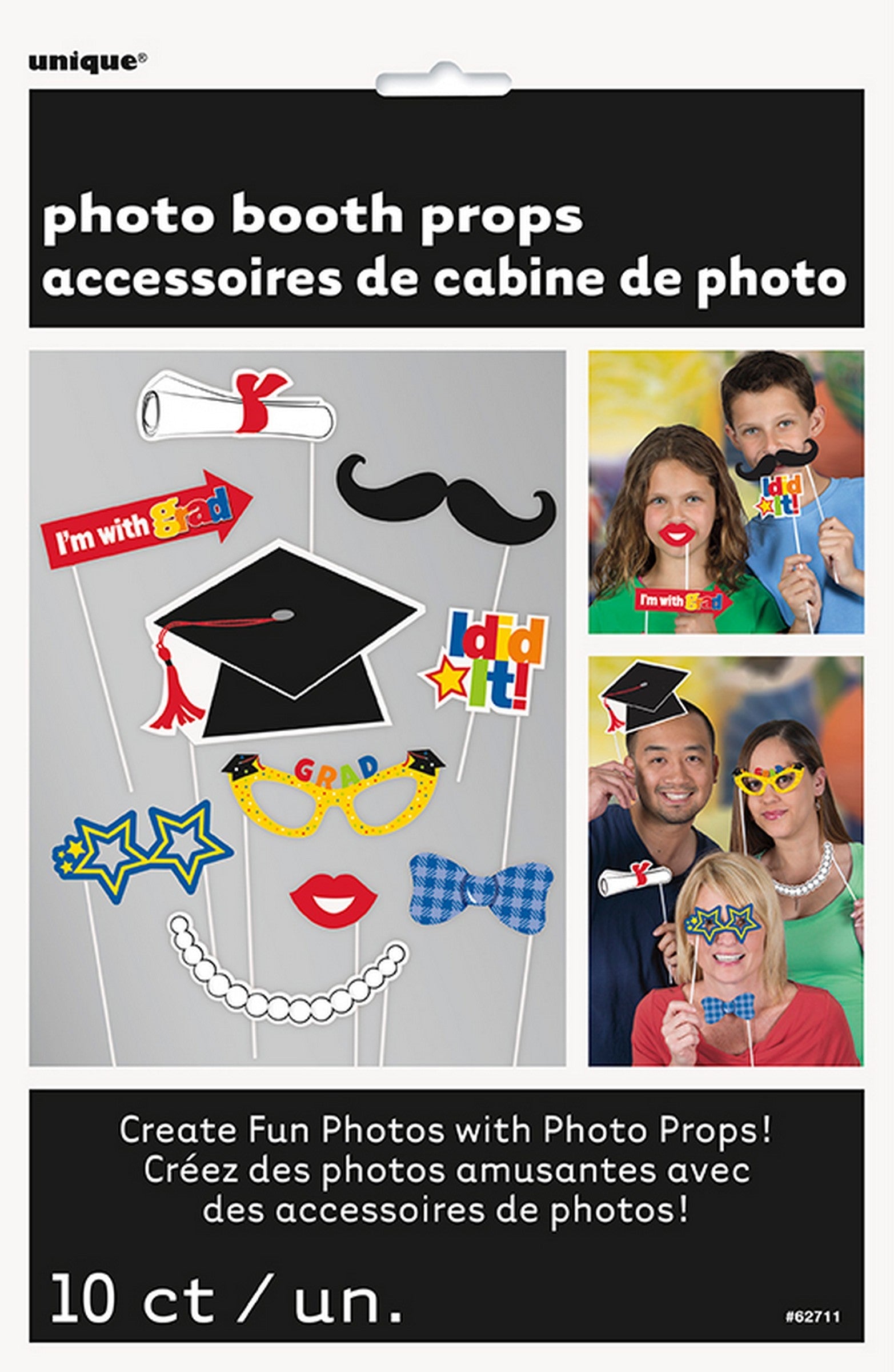 Graduation Photo Booth Props 10pcs