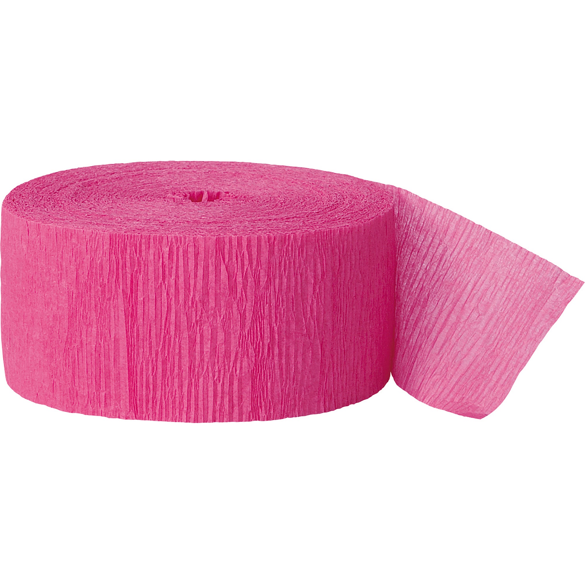 Crepe Streamer Hot Pink 81ftx1.75in