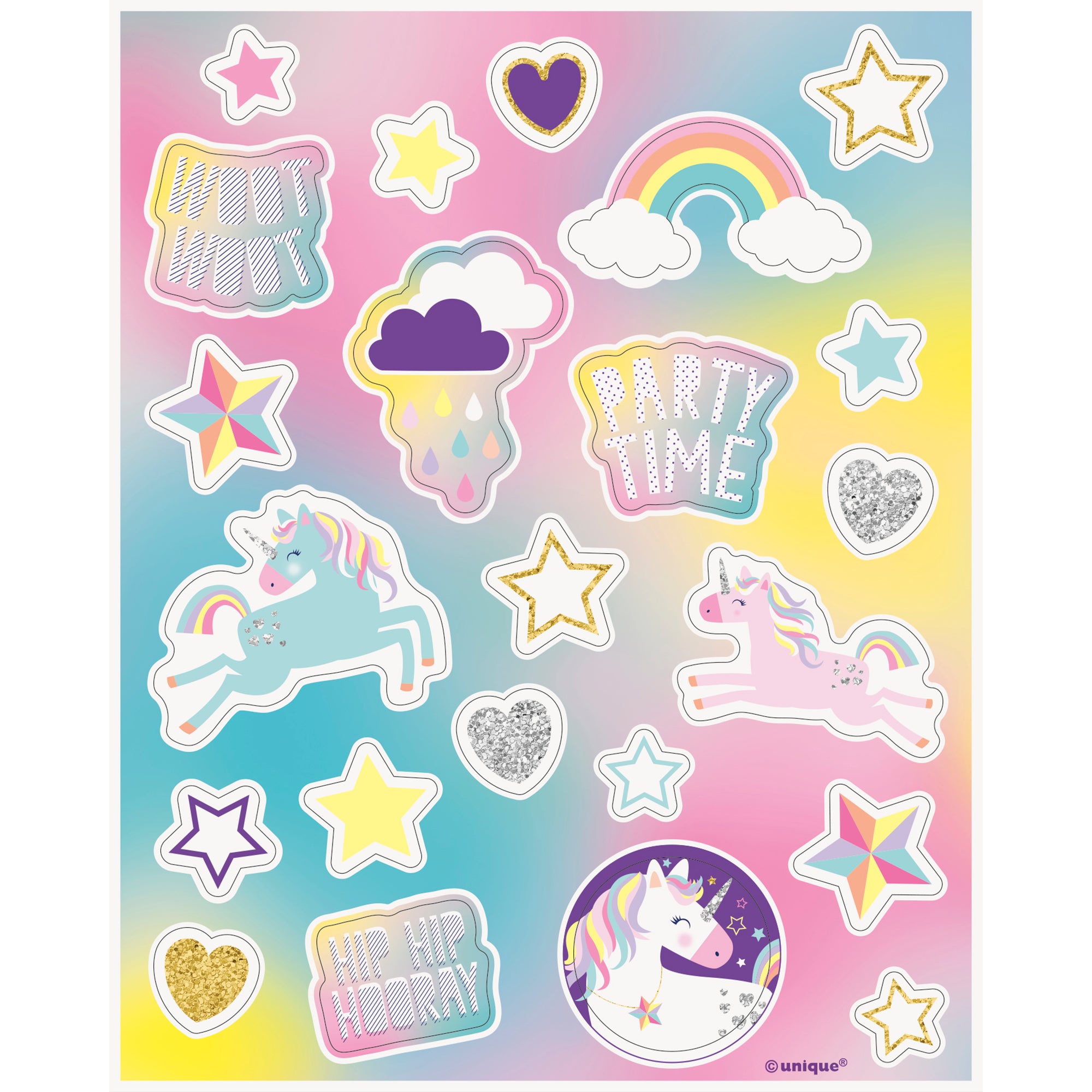 Licorne Jeu de Fête pour 16 Personnes 19x15po