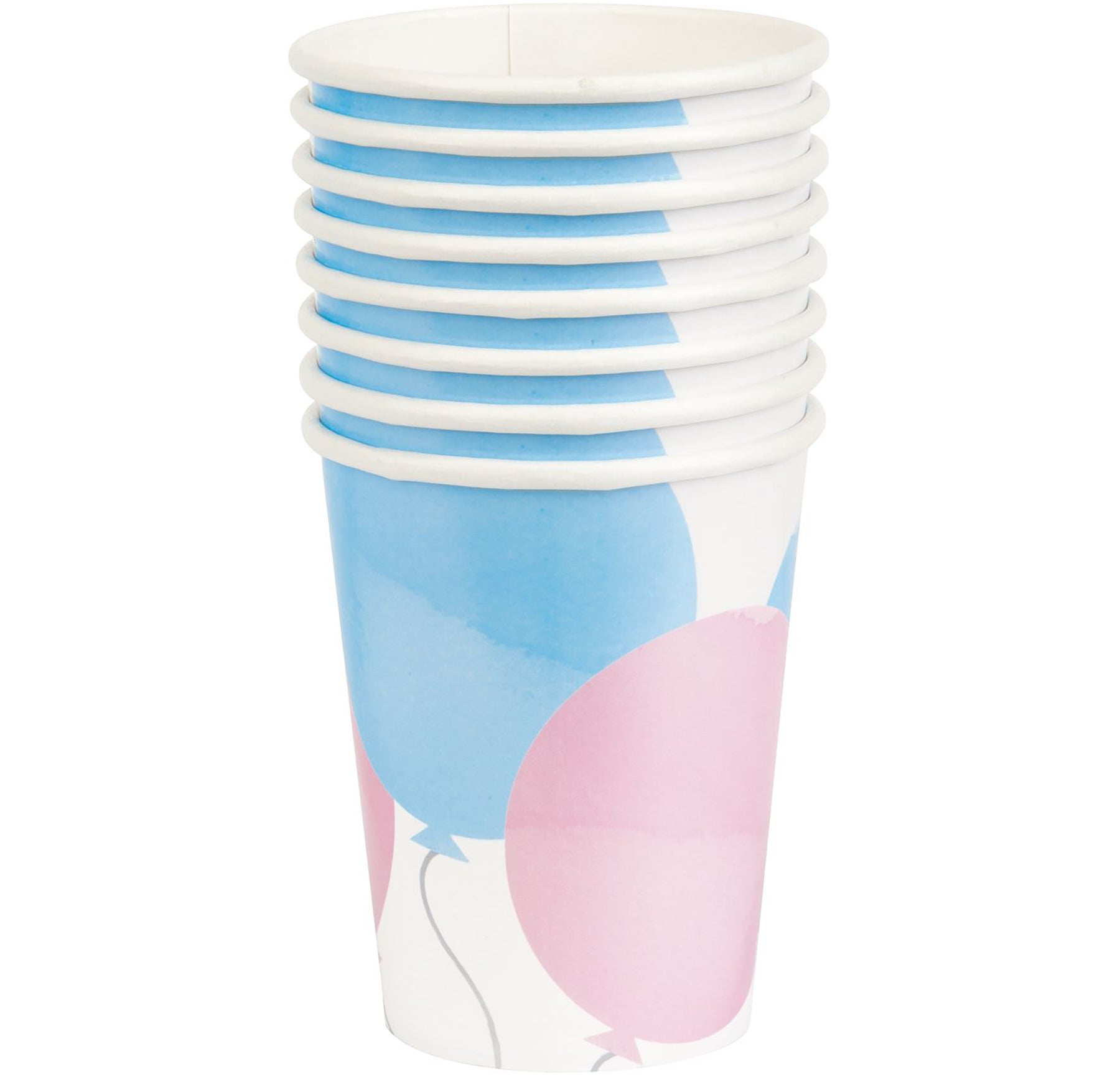Gender Reveal Party 8 Paper Cups 9oz