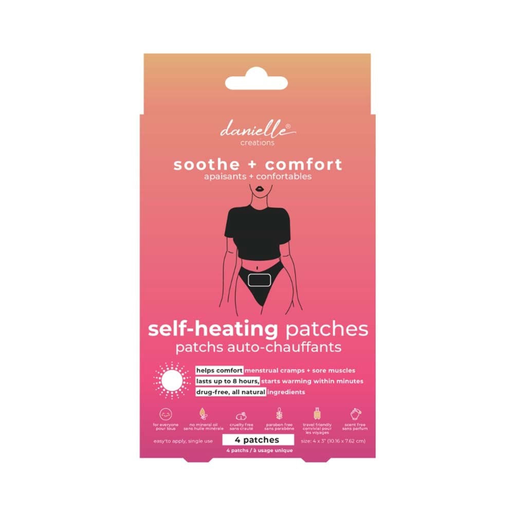 Danielle Creations 4 Self-heating Patches - Soothe and Comfort 4x3in