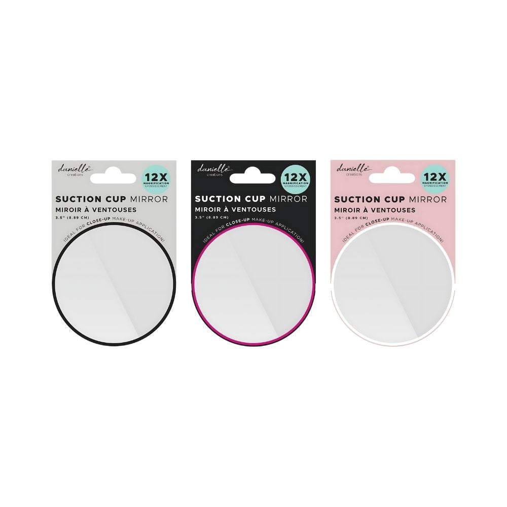 Danielle Creations Suction Cup Mirror 12X Magnification 3.5in dia. VRT