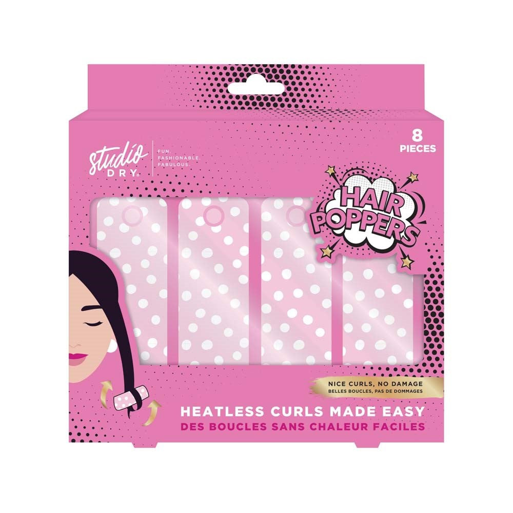 Studio Dry 8 Hair Poppers 1.75x5.25in