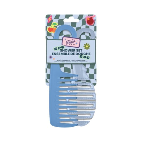 Studio Dry - 2pcs Shower Comb Set