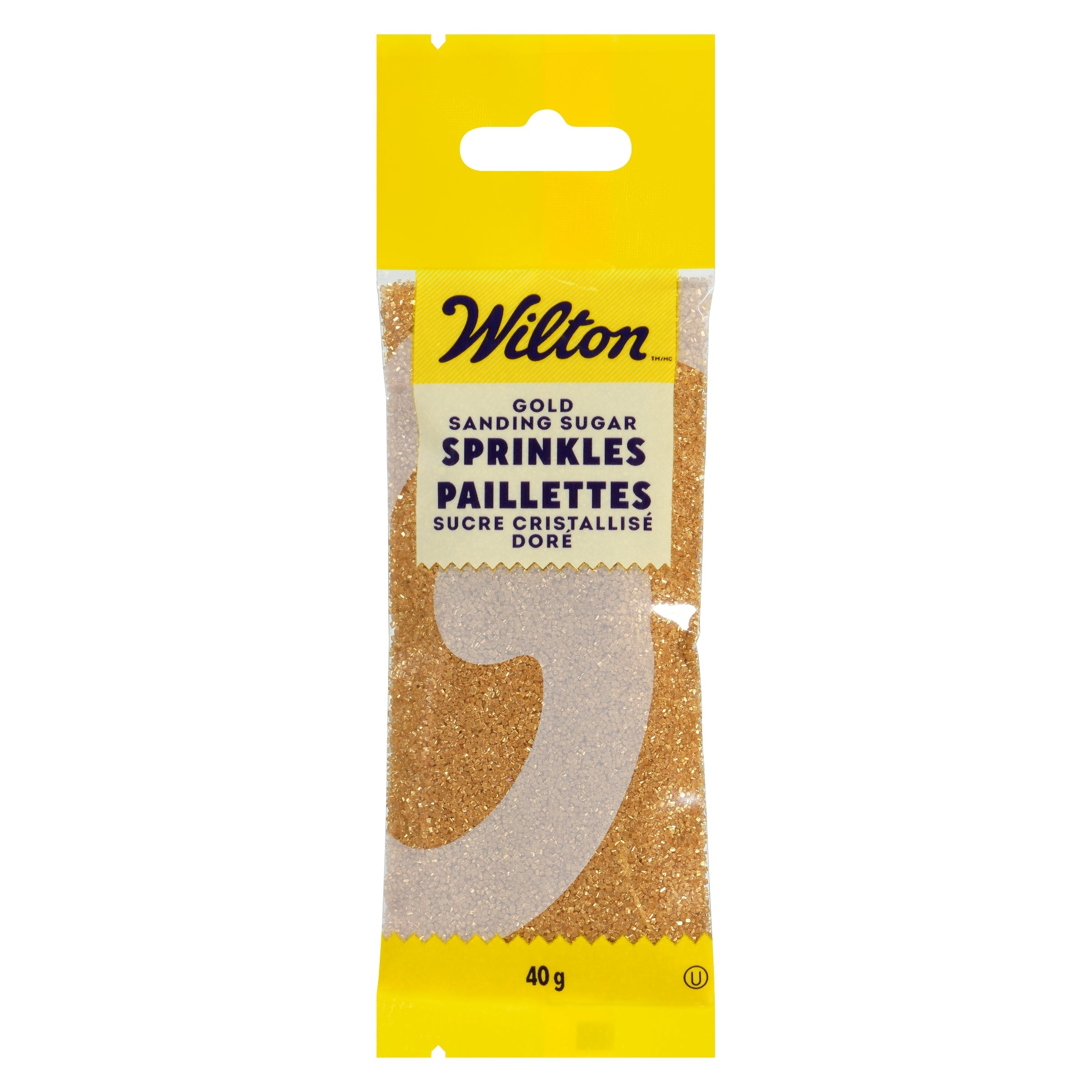 Wilton Gold Sanding Sugar Sprinkles 1.4oz (40g)