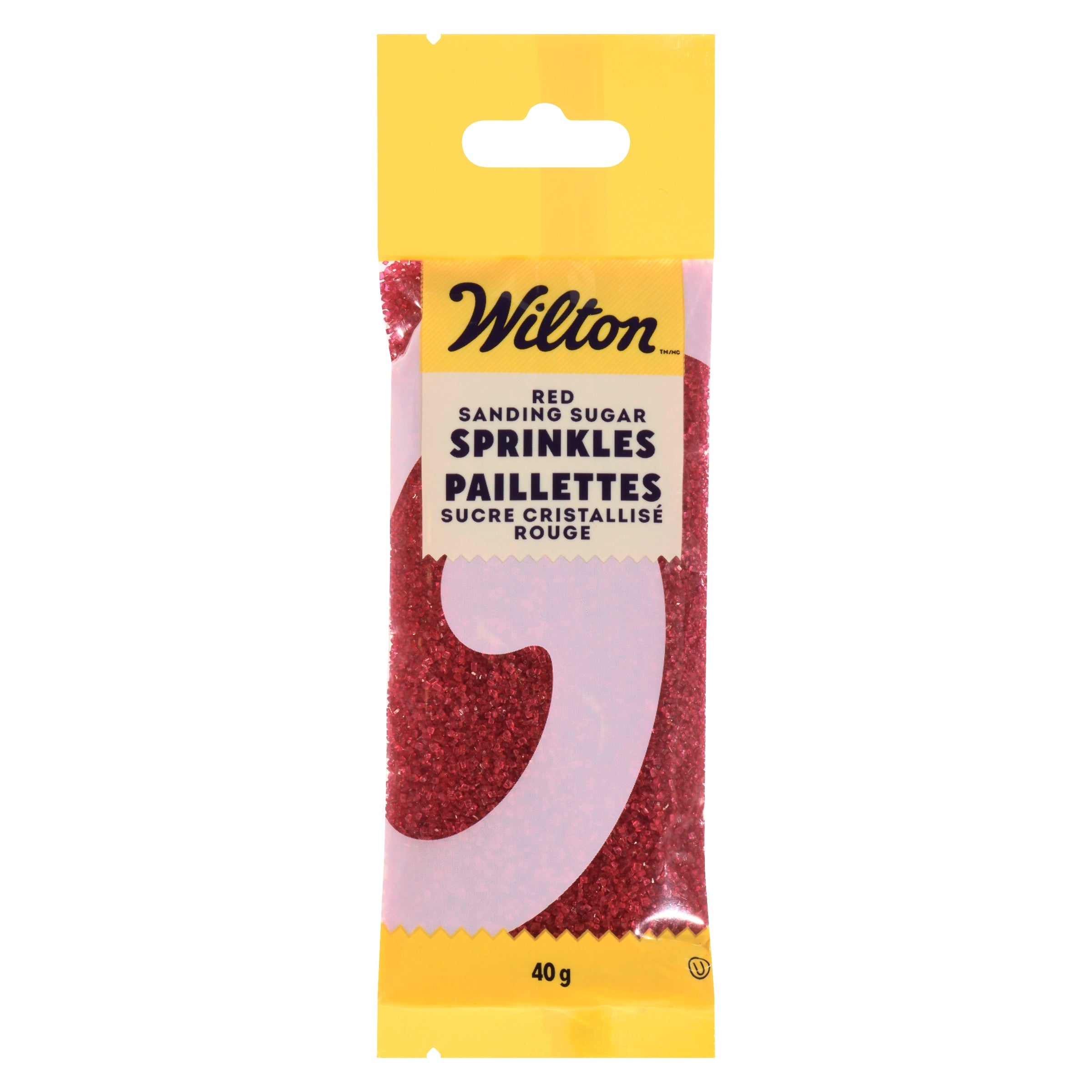 Wilton Red Sanding Sugar Sprinkles 1.4oz (40g)