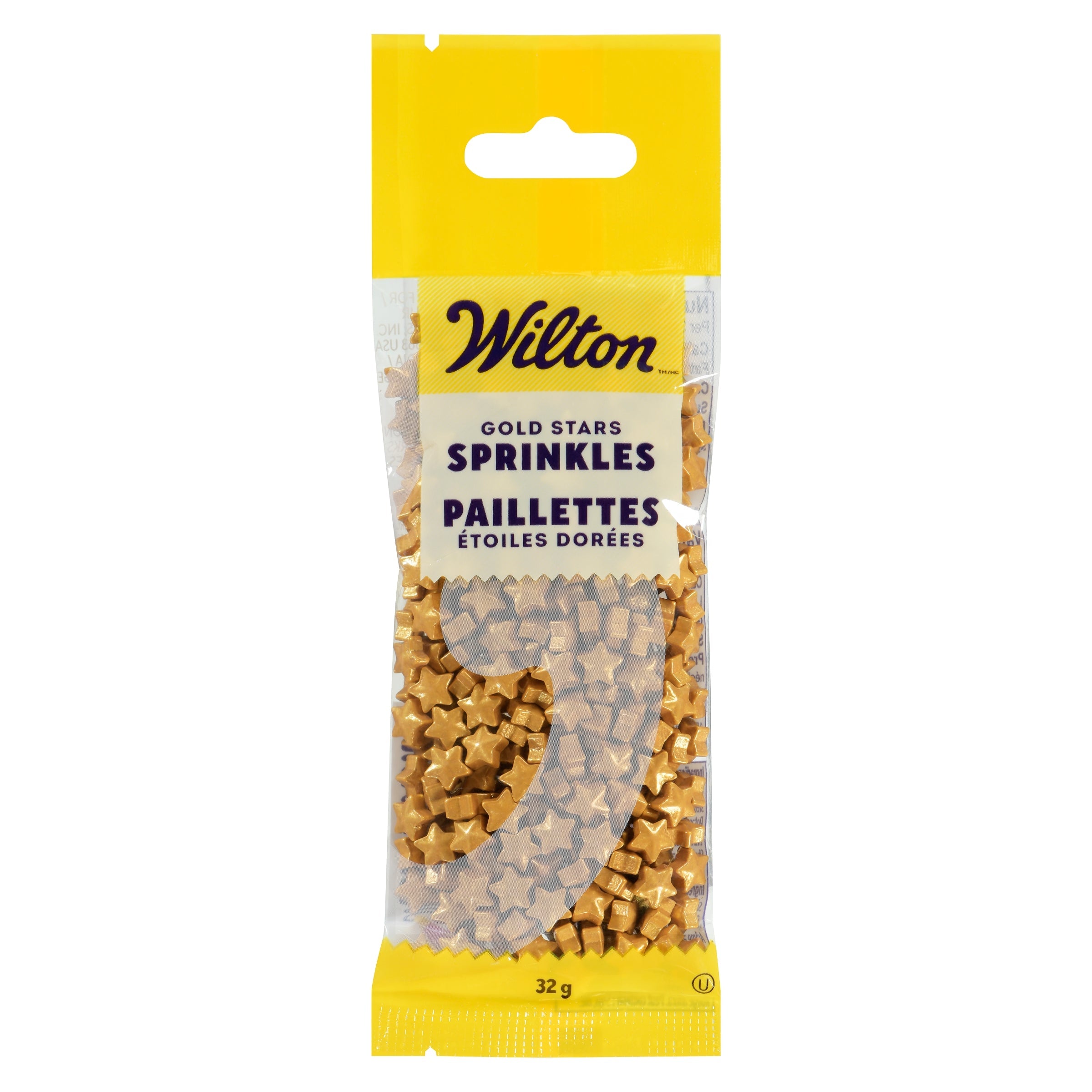 Wilton Gold Star Sprinkles 1.12oz (32g)