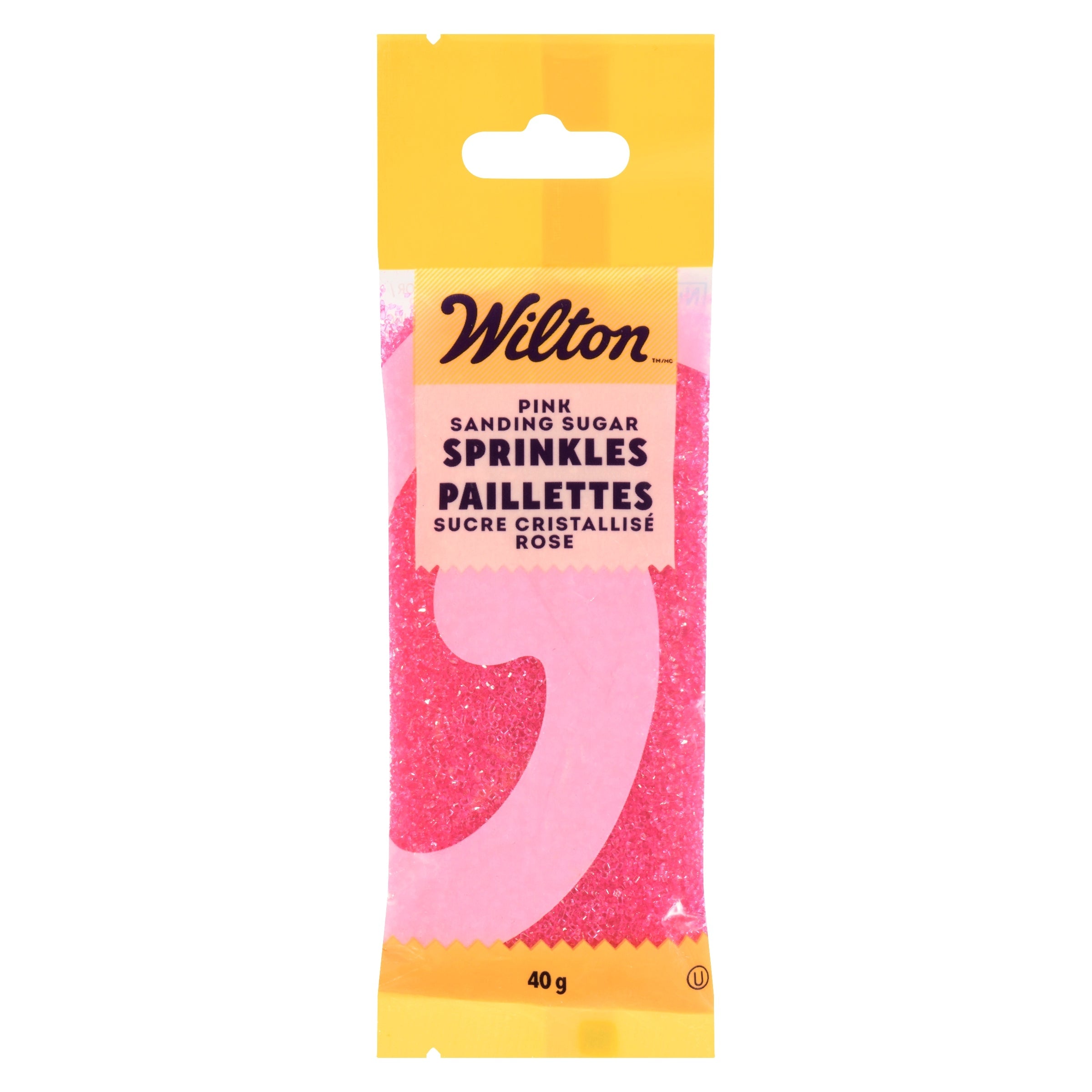 Wilton Pink Sanding Sugar Sprinkles 1.4oz (40g)