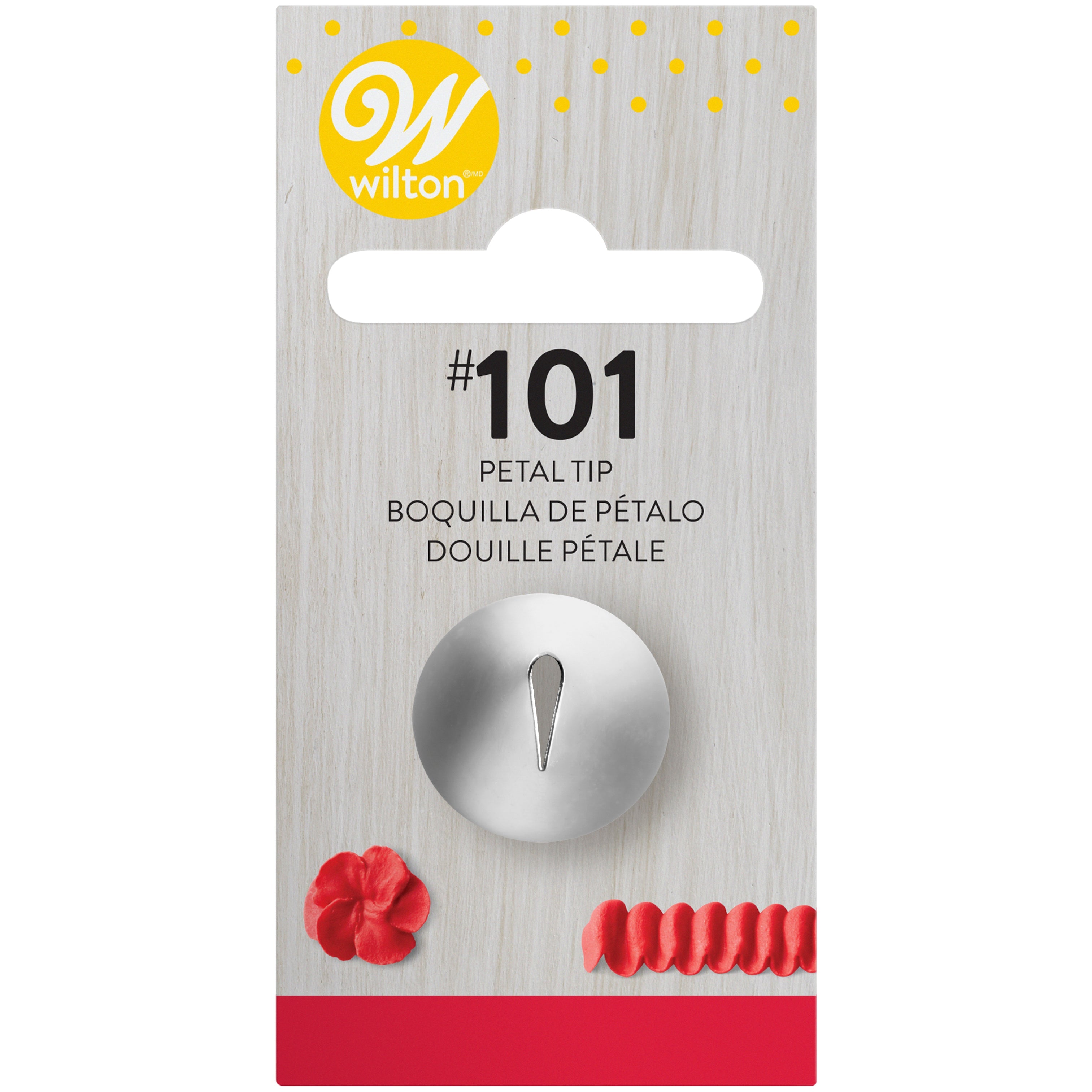 Wilton Decorating Tip Petal #101 - Stainless Steel