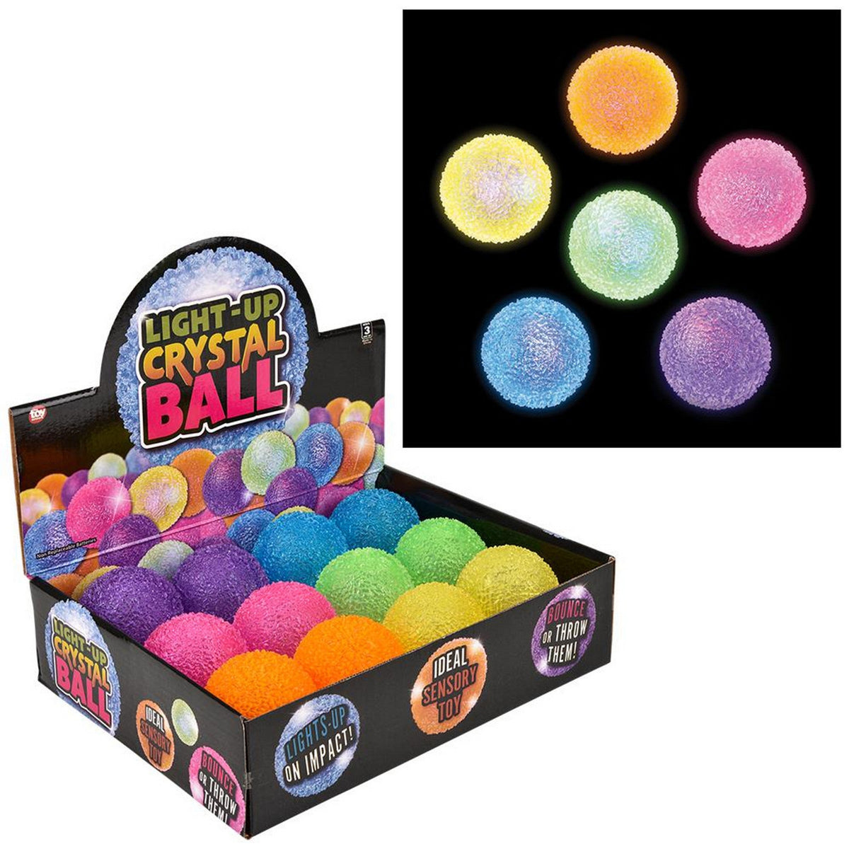 Light-up Crystal Ball 2.5in Age 3+ VRT