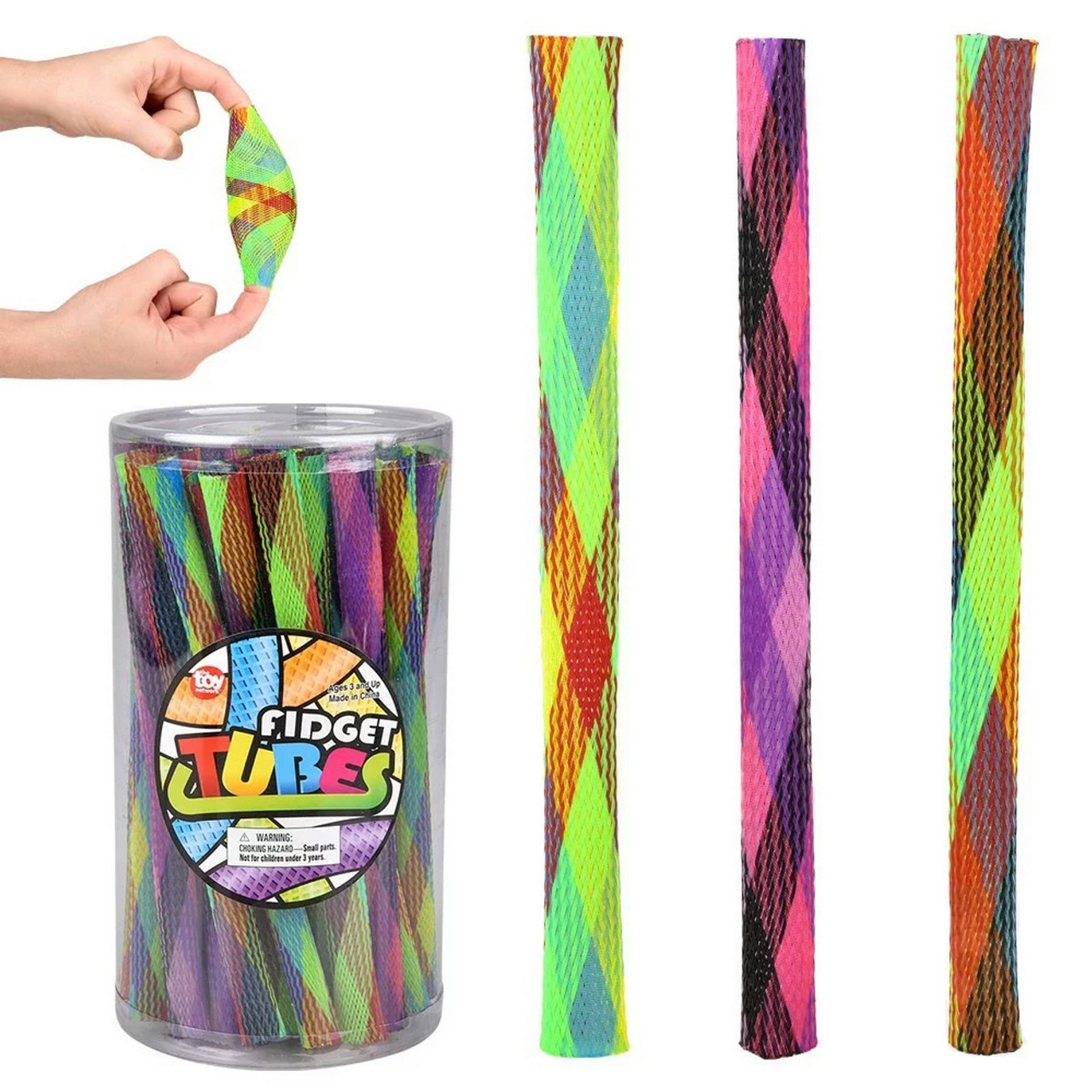Rainbow Fidget Tube 7in Age 3+ VRT